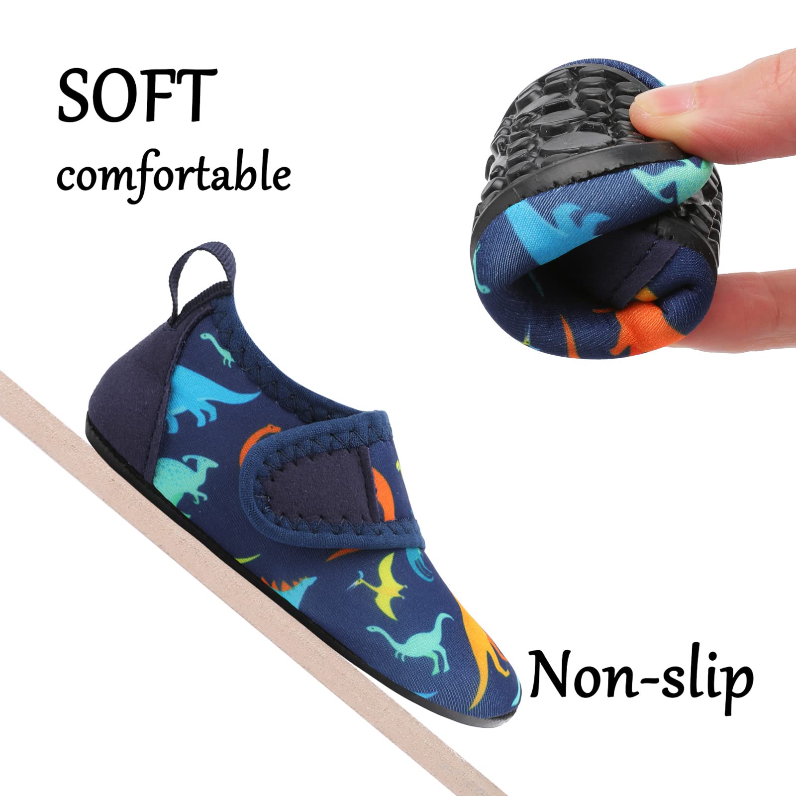 Storeofbaby Quick Dry Aqua Socks for Baby Boys & Girls - Barefoot Water Shoes for Swim, Beach, Pool & Outdoor Adventures