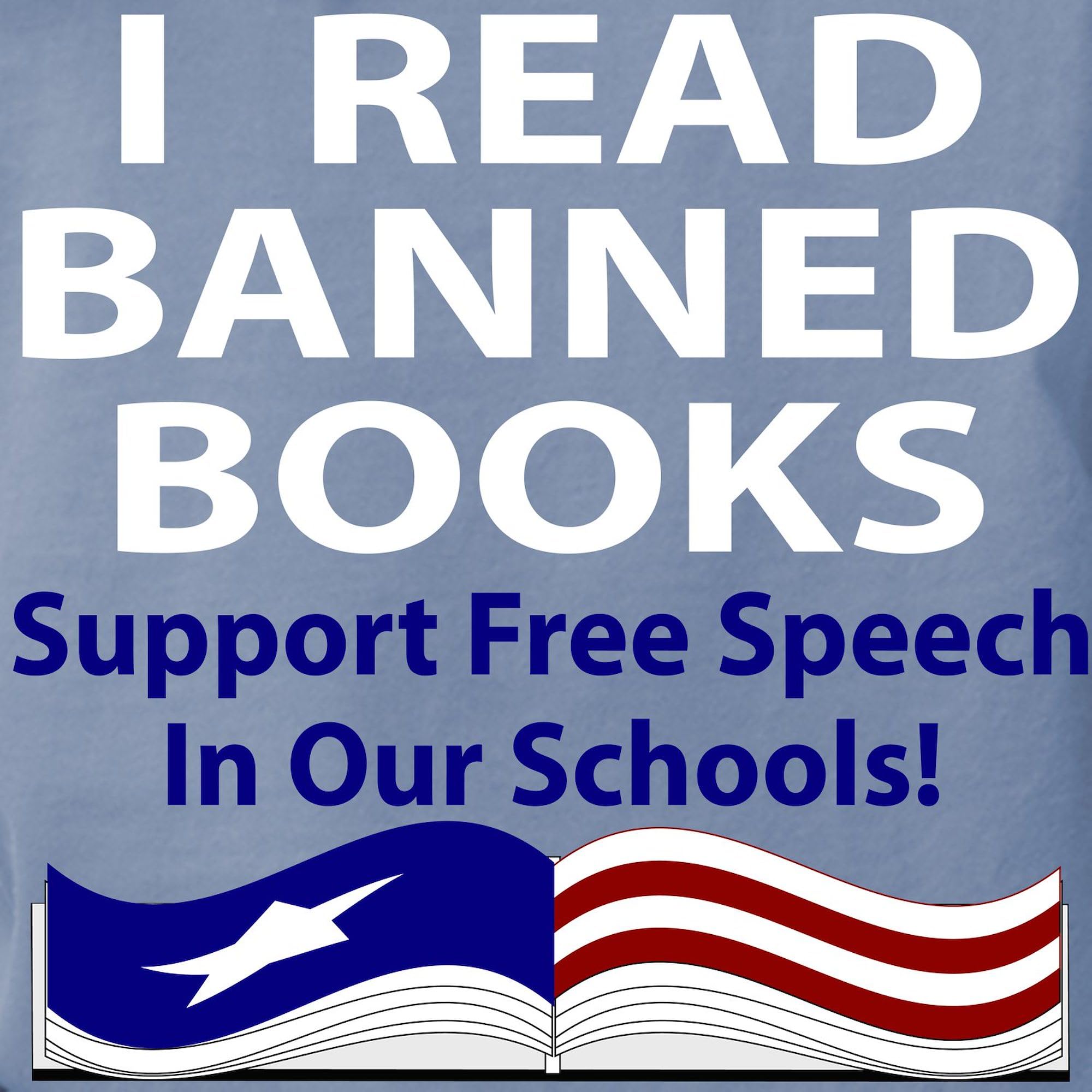 Read Banned Books Women's T-Shirt - Comfort Colors Soft Cotton Tee - Perfect for Book Clubs, Protests & Free Speech Advocacy