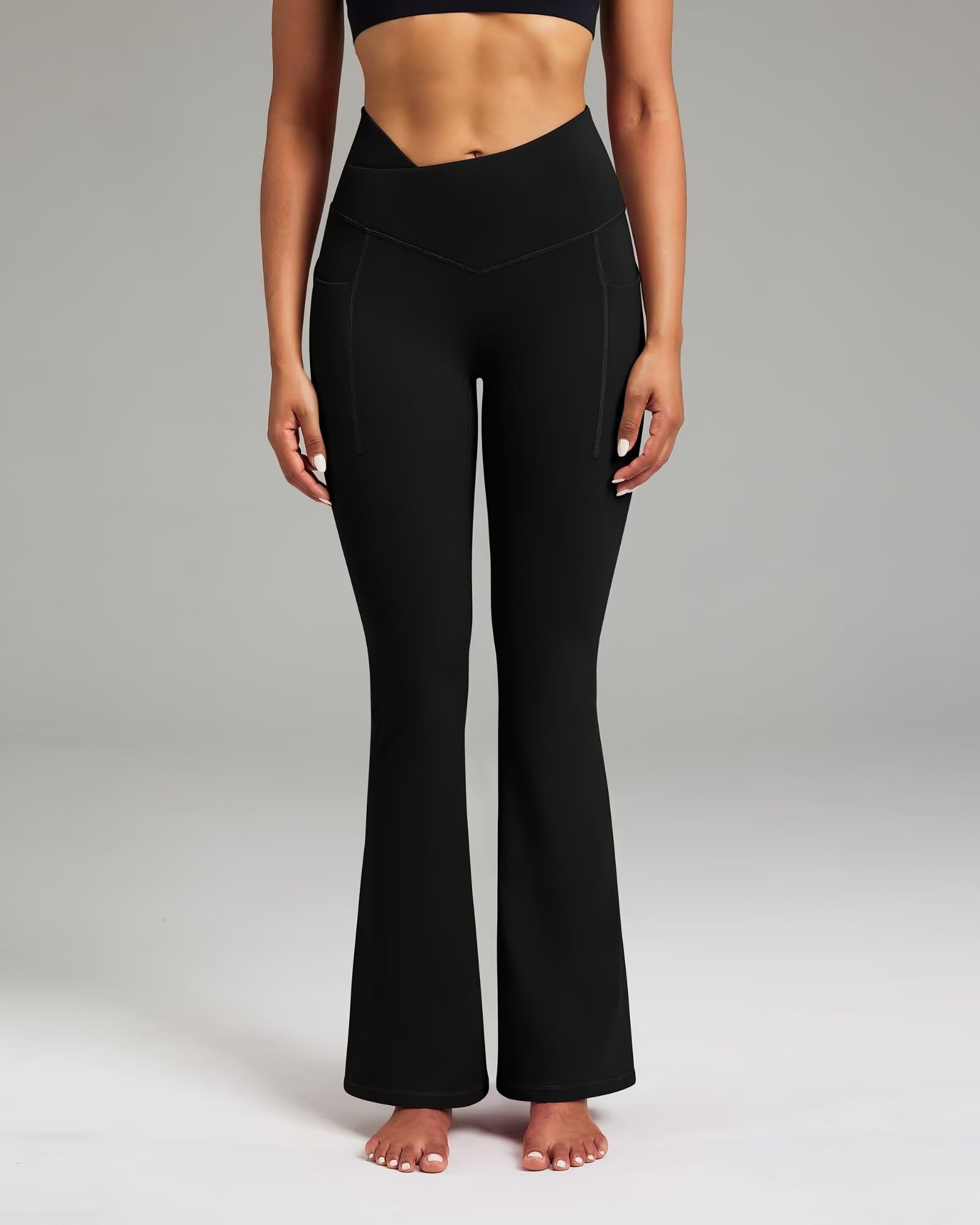 High Waist Flared Yoga Pants for Women - Stretchy Bootcut Leggings for Workout & Lounge | Perfect for Yoga, Gym, and Casual Wear