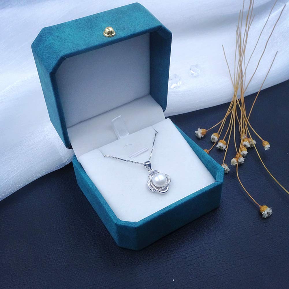 NuAngela PU Leather Jewelry Gift Box for Necklace & Bracelet - Elegant Display Case for Engagement, Wedding, Proposal, Mother's Day, Birthday, Thanksgiving & Christmas - Perfect for Gifting & Ceremonial Occasions