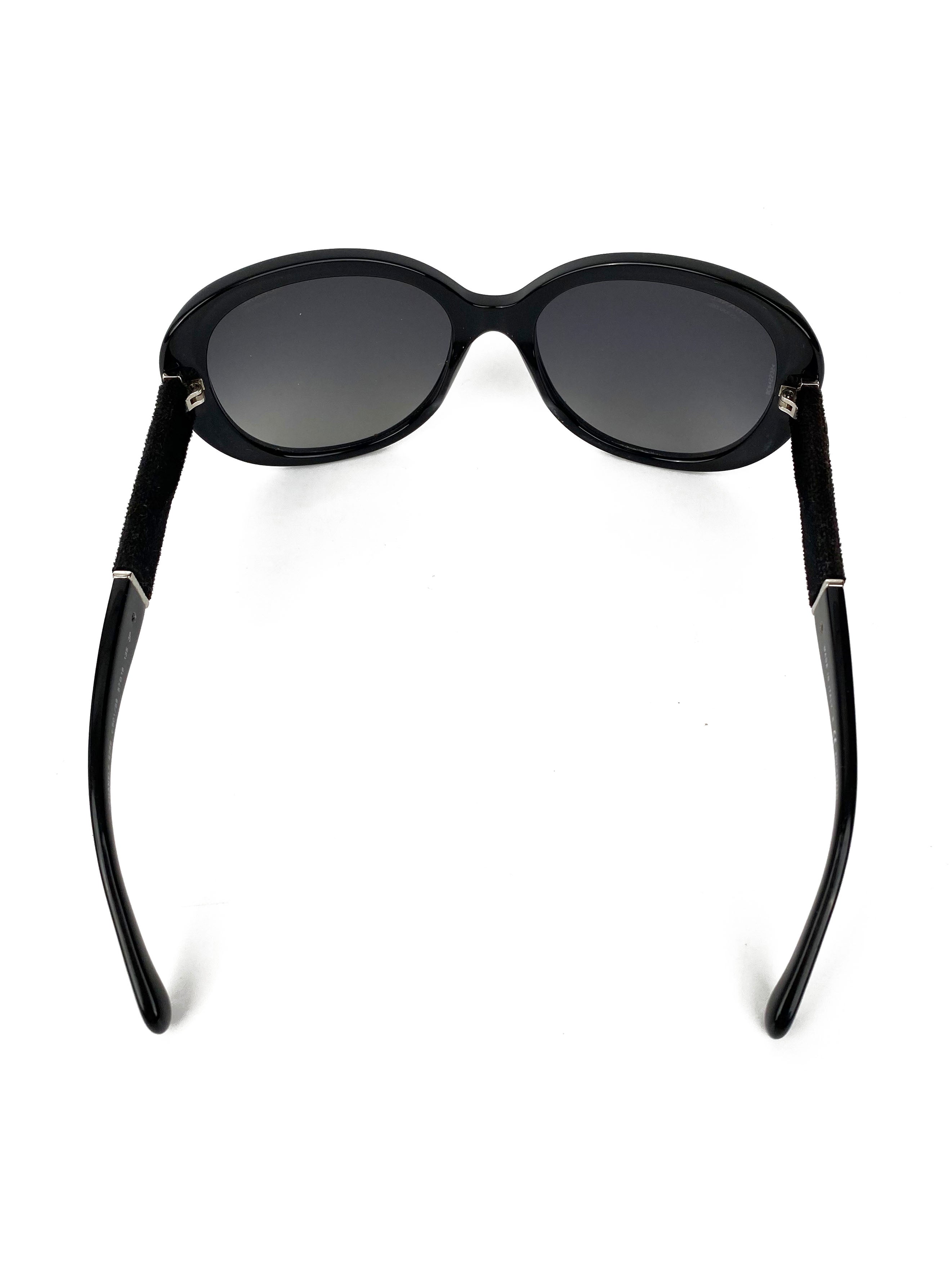 Chanel Black Polarized Sunglasses 5256 - Luxury UV Protection for Women & Men - Perfect for Driving, Beach & Outdoor Activities