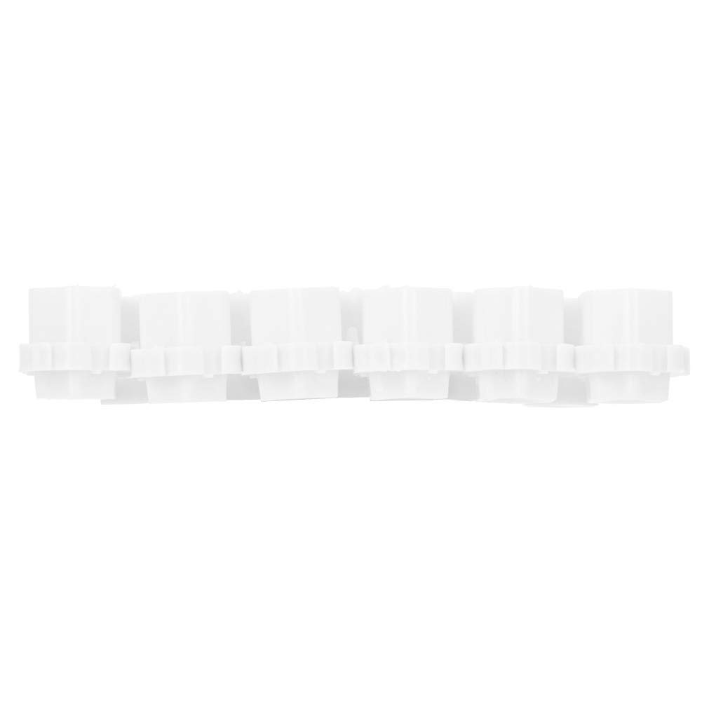 200Pcs White Tattoo Ink Cups - Disposable Pigment Holder for Tattoo Artists & Semi-Permanent Makeup | Empty Ink Storage Boxes for Professional Tattooing & Cosmetic Procedures