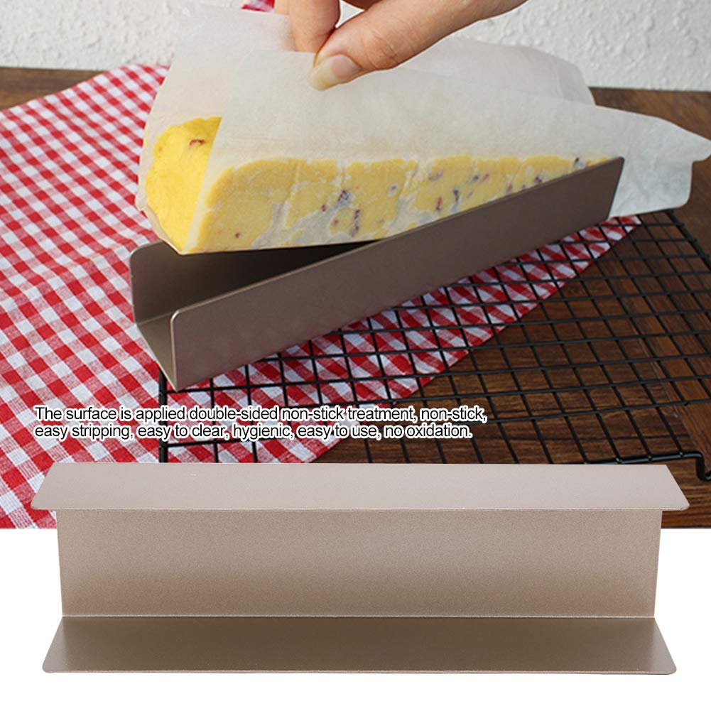 Non-Stick Carbon Steel Rectangle Cookie Mold - U Shape Baking Pan for Cookies, Cake, Bread & Baguette - Perfect for Home Kitchen Baking & Party Desserts