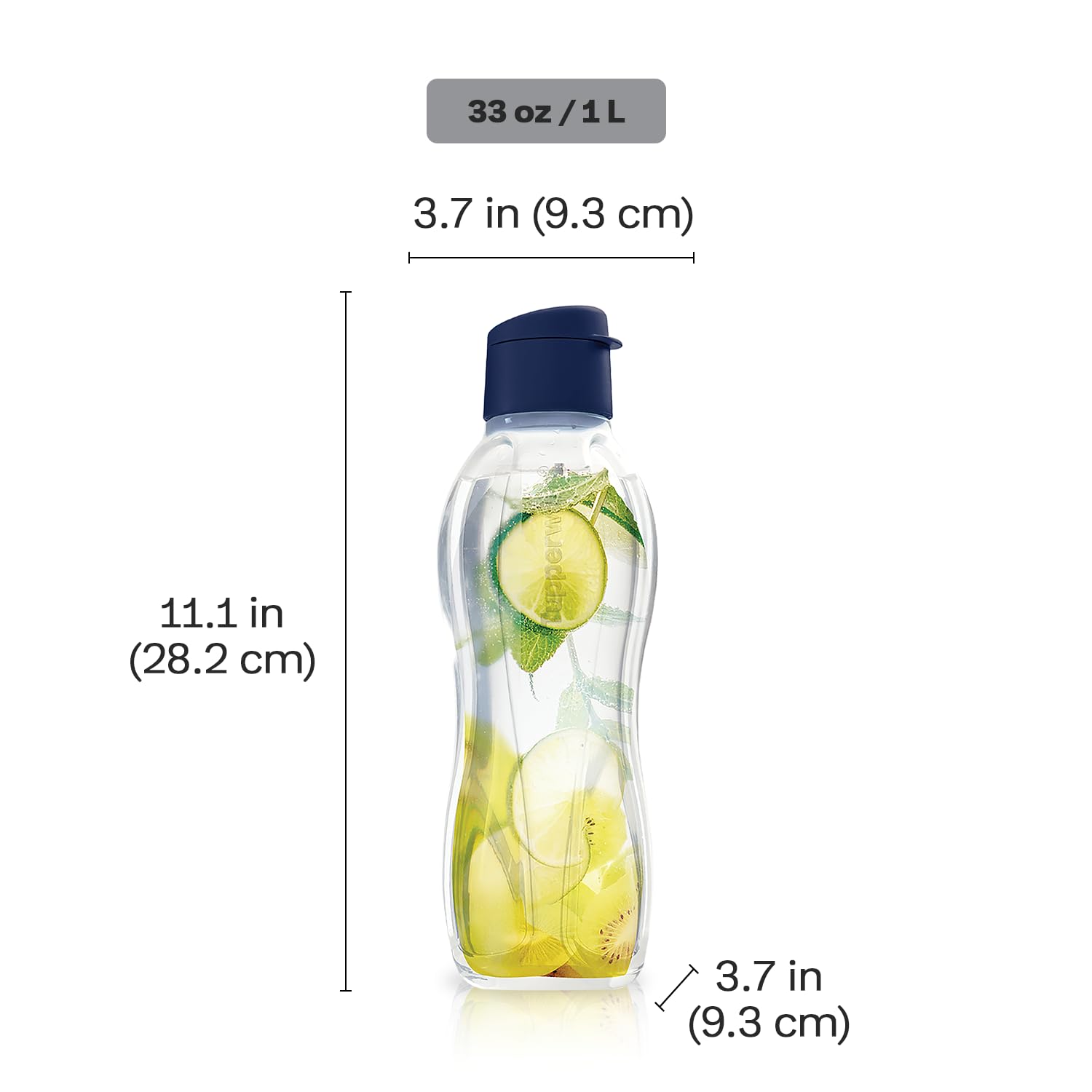 Eco-Friendly Reusable Water Bottle Set - BPA Free, Dishwasher Safe, Leak-Proof Lids (1L/34oz) - Perfect for Gym, Hiking & Office Hydration