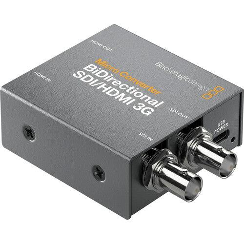 Blackmagic Design Micro Converter BiDirectional SDI/HDMI 3G with Power Supply - Professional Video Converter for Live Streaming, Broadcast & Studio Production