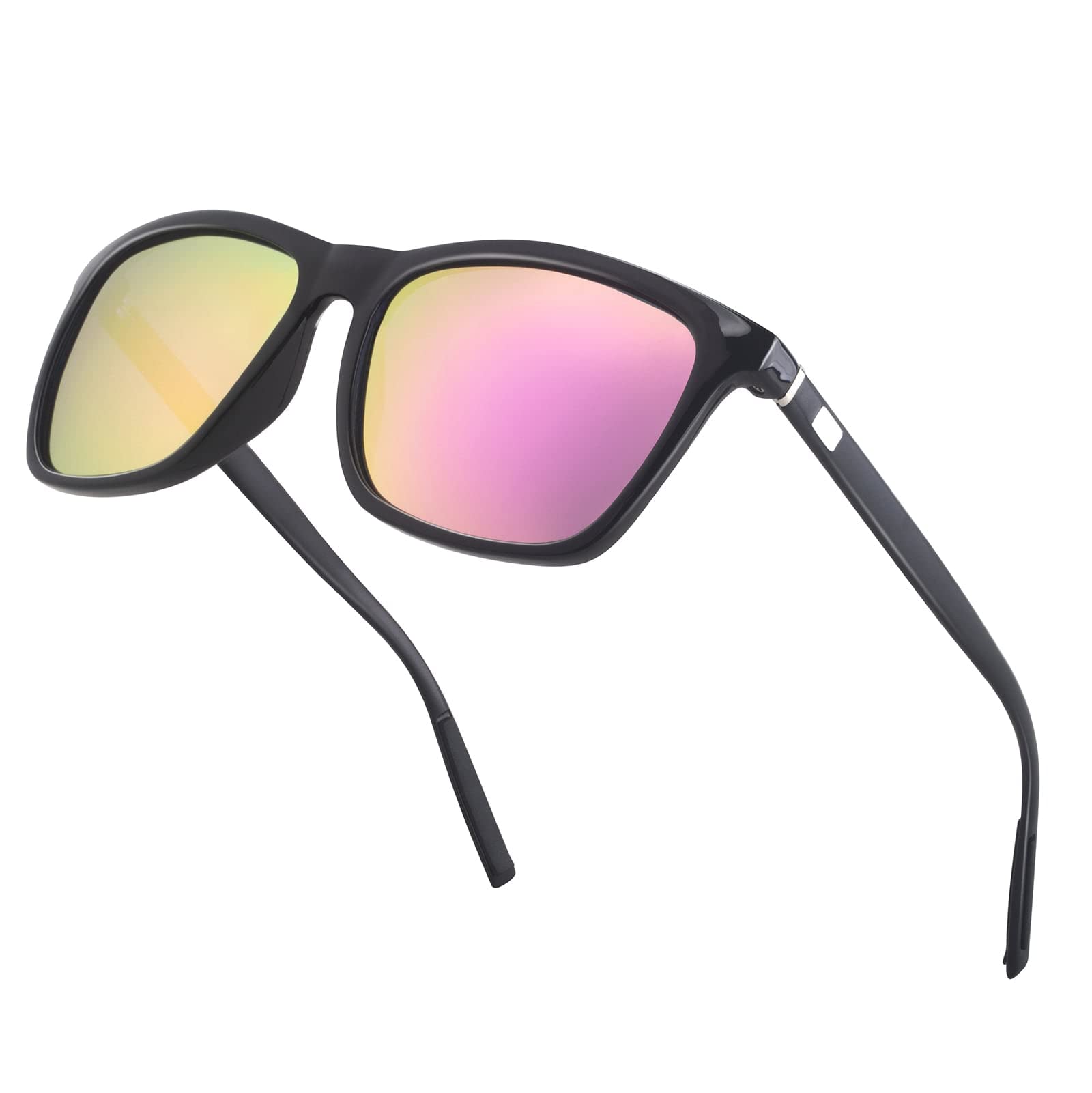 Polarized Square Sunglasses - Aluminum Magnesium Frame for Outdoor Sports