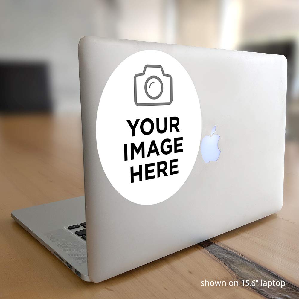 250 Custom Oval Die Cut Stickers 6