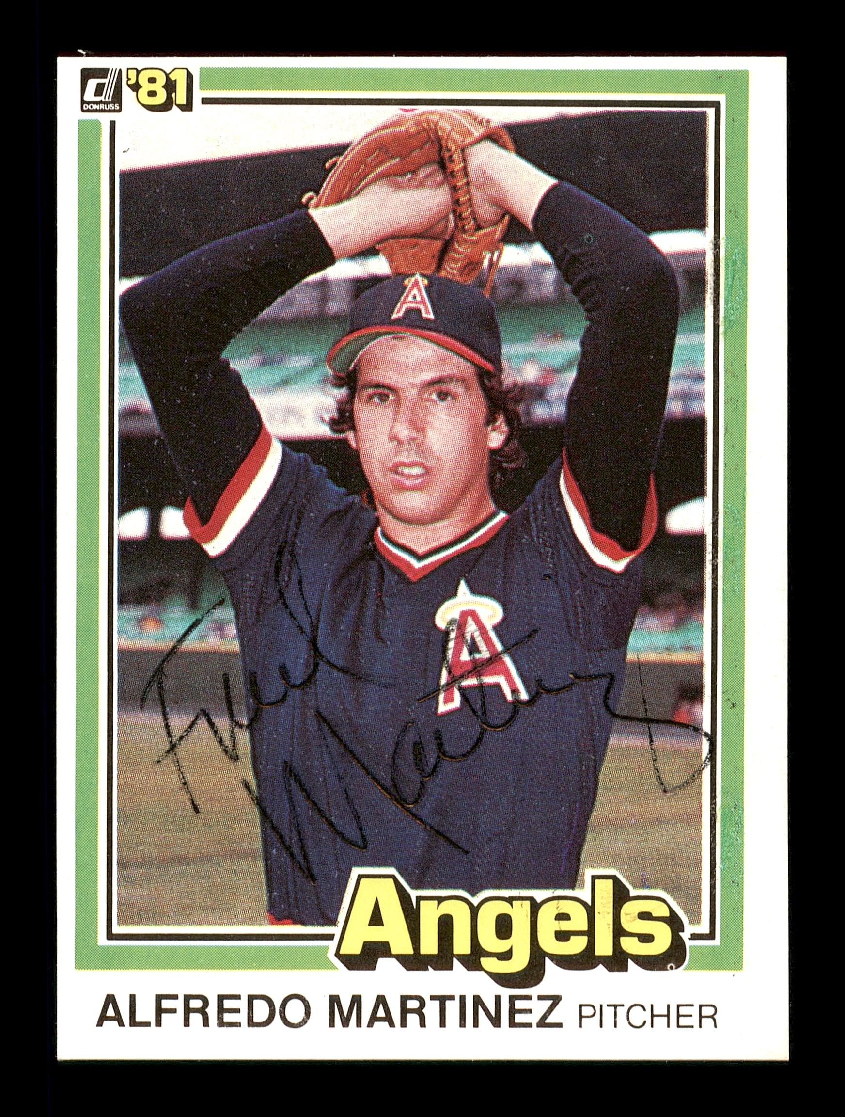 Alfredo Fred Martinez Autographed 1981 Donruss Baseball Card #172 - California Angels Collectible - SKU #166478 - Perfect for Sports Memorabilia Collections and Fan Gifts