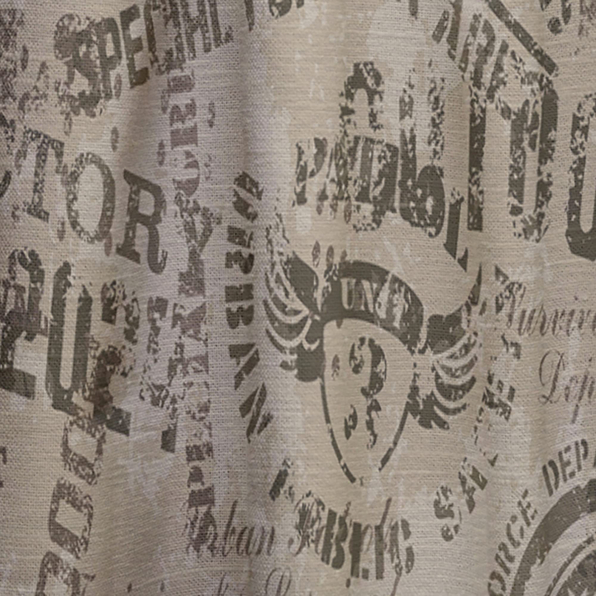 DesignQ Military Badges Vintage Thermal Insulated Curtains - Single Panel 52x90 Inches - Blackout Drapes for Bedroom & Living Room - Perfect for Home Theater, Nursery & Office Privacy