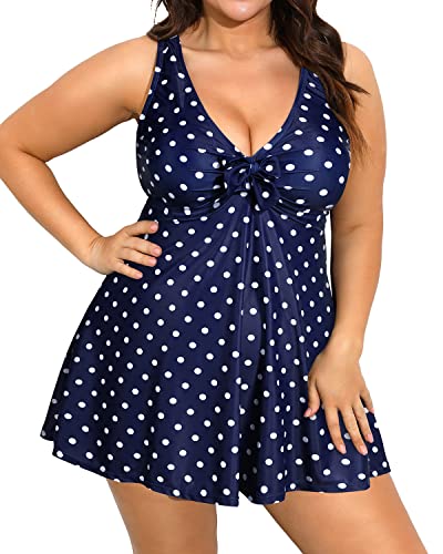 Navy Blue and Dot