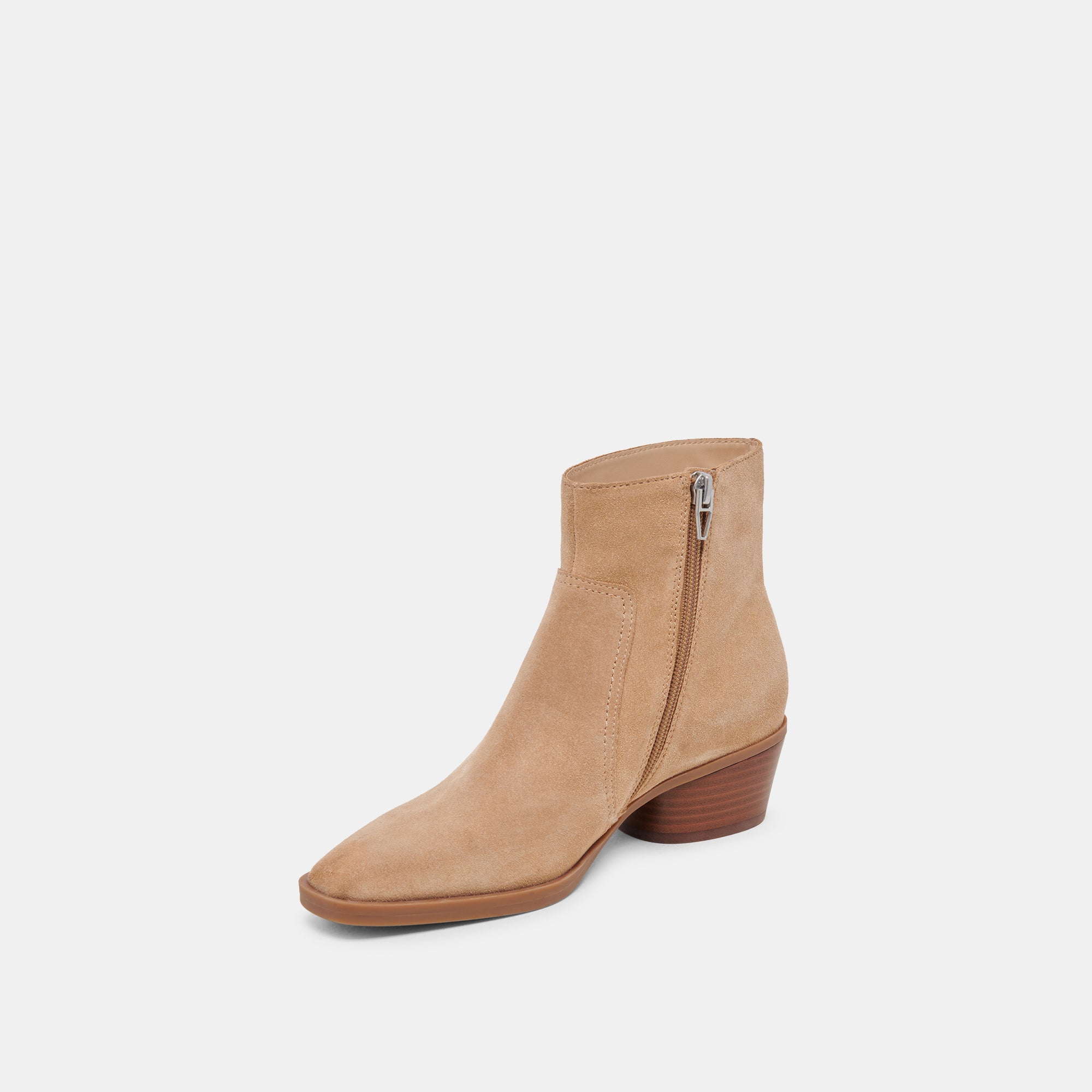 FAHARI H2O Wide Booties for Women - Waterproof Camel Suede Winter Boots | Slip Resistant Comfortable Ankle Boots for Snow, Rain & Outdoor Activities
