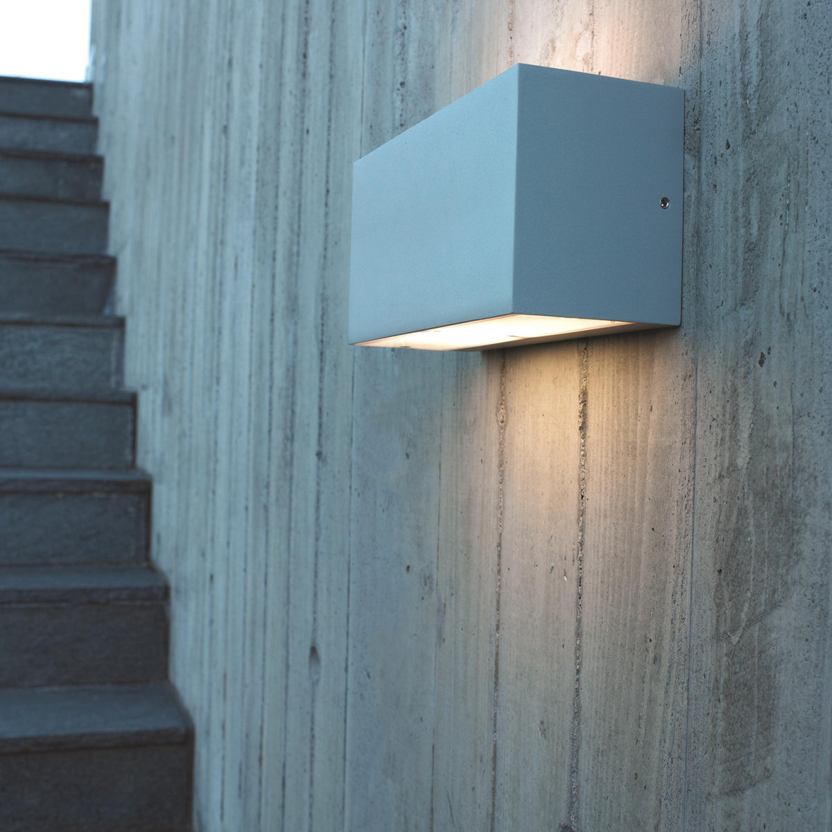 Asker Small Light Up/Down E27 LED Bulb - Graphite Finish - Perfect for Bedroom, Living Room & Office Lighting