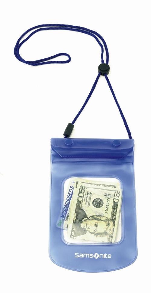 Samsonite Waterproof Pouch - Waterproof Travel Pouch for Phone, Passport & Cash - Ideal for Beach, Swimming, Hiking & Outdoor Activities