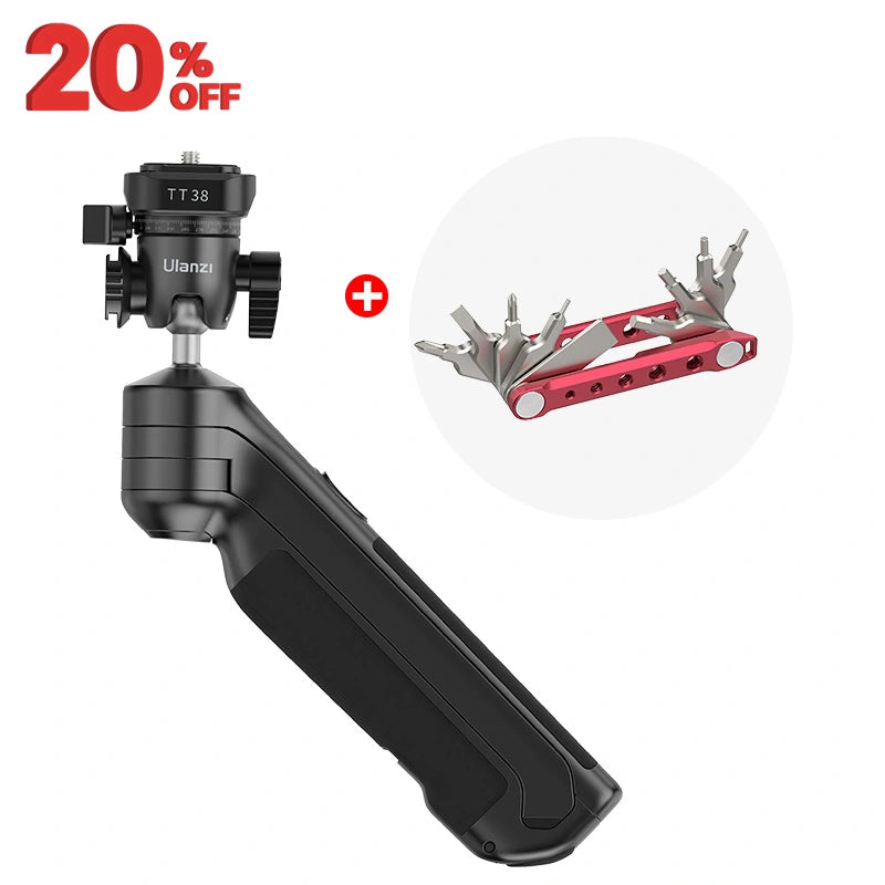 Ulanzi TT38 Quick Release Tripod Stand T070GBB1 - One Click Opening for Photography, Vlogging & Travel - Perfect for DSLR Cameras, Smartphones & Video Shooting