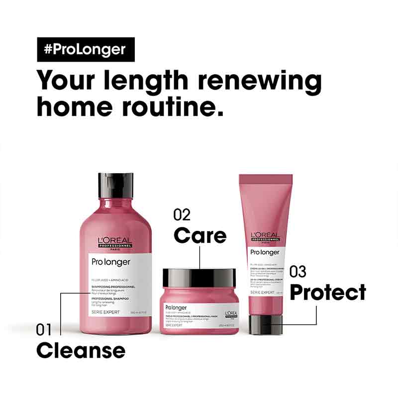 L'Oréal Professionnel Pro Longer Hair Growth Conditioner - Nourishing & Strengthening Treatment for Long, Healthy Hair - Perfect for Daily Use & Salon-Quality Results at Home