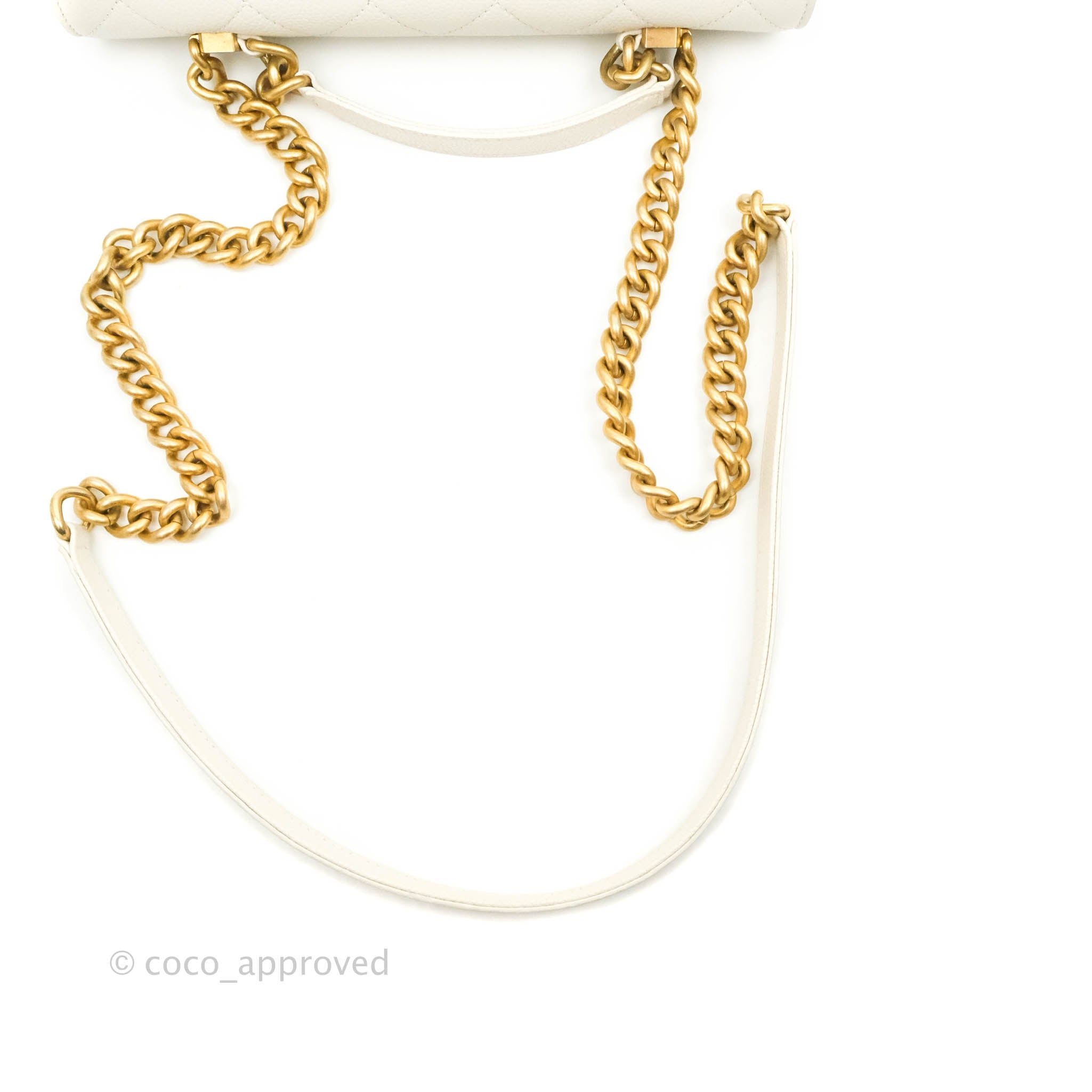 Chanel Chic Affinity Small Grained Calfskin Crossbody Bag in Ivory with Gold Hardware - Perfect for Everyday Luxury & Special Occasions
