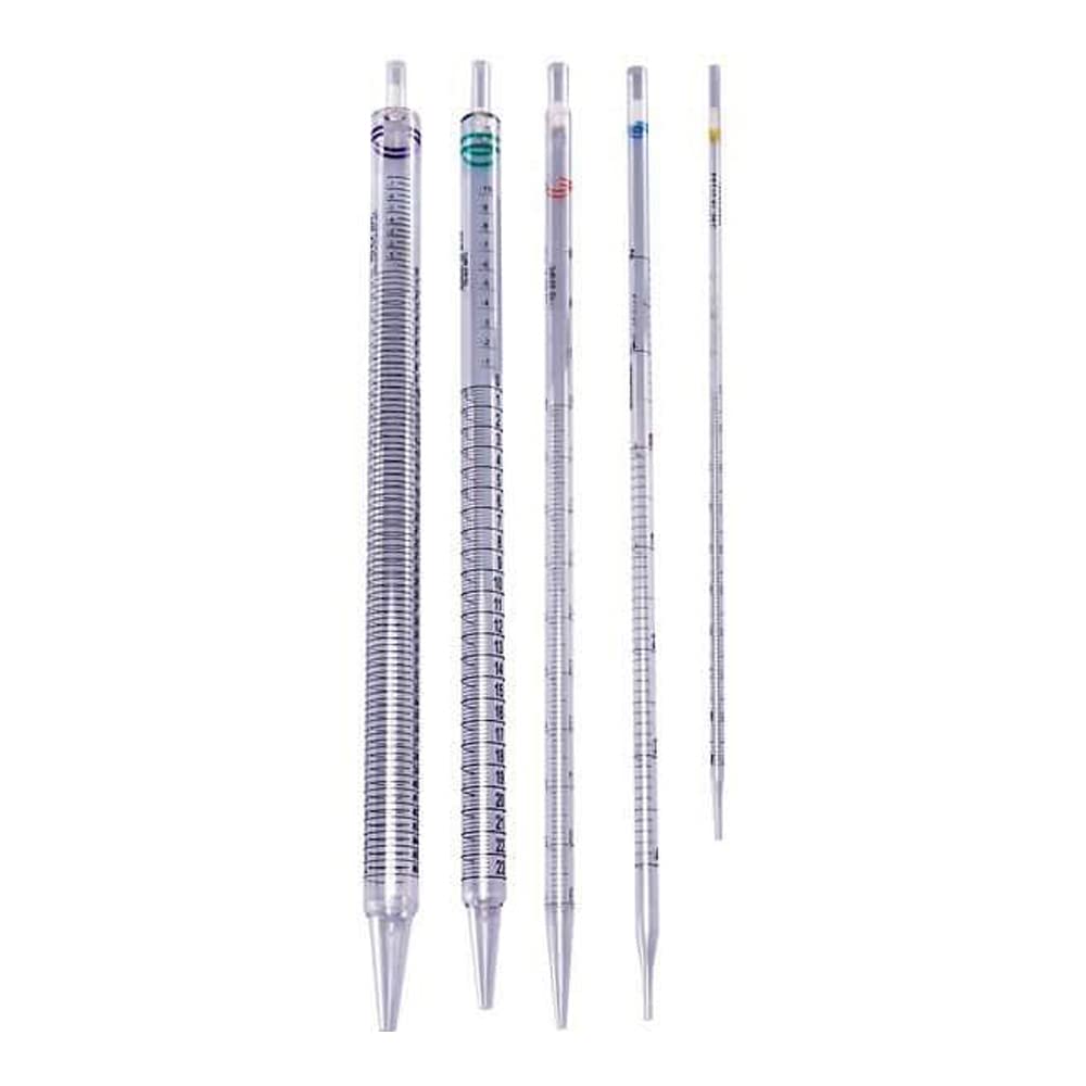 Argos PB10 Disposable Plastic Serological Pipette - 10mL Capacity, Sterile, Individually Wrapped (Pack of 400) - Ideal for Laboratory, Medical Research & Cell Culture Applications