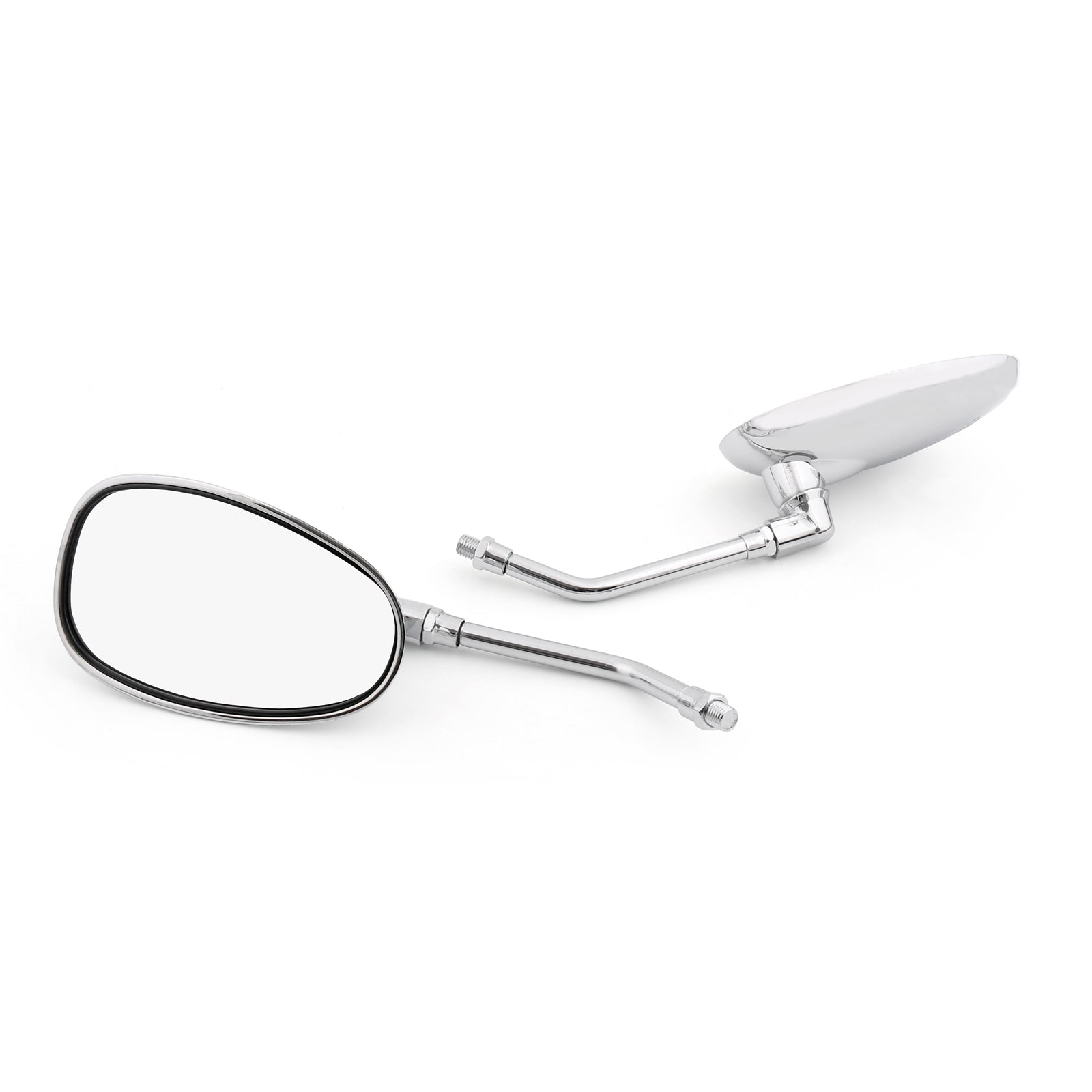 10mm Universal Motorcycle Rear View Mirrors - Compatible with Yamaha XV1100, XV535, XV750, SR125, SR185, SR250 & SRX600 - Durable Bike Side Mirrors for Enhanced Road Safety - Perfect for Cruiser, Touring & Street Motorcycles