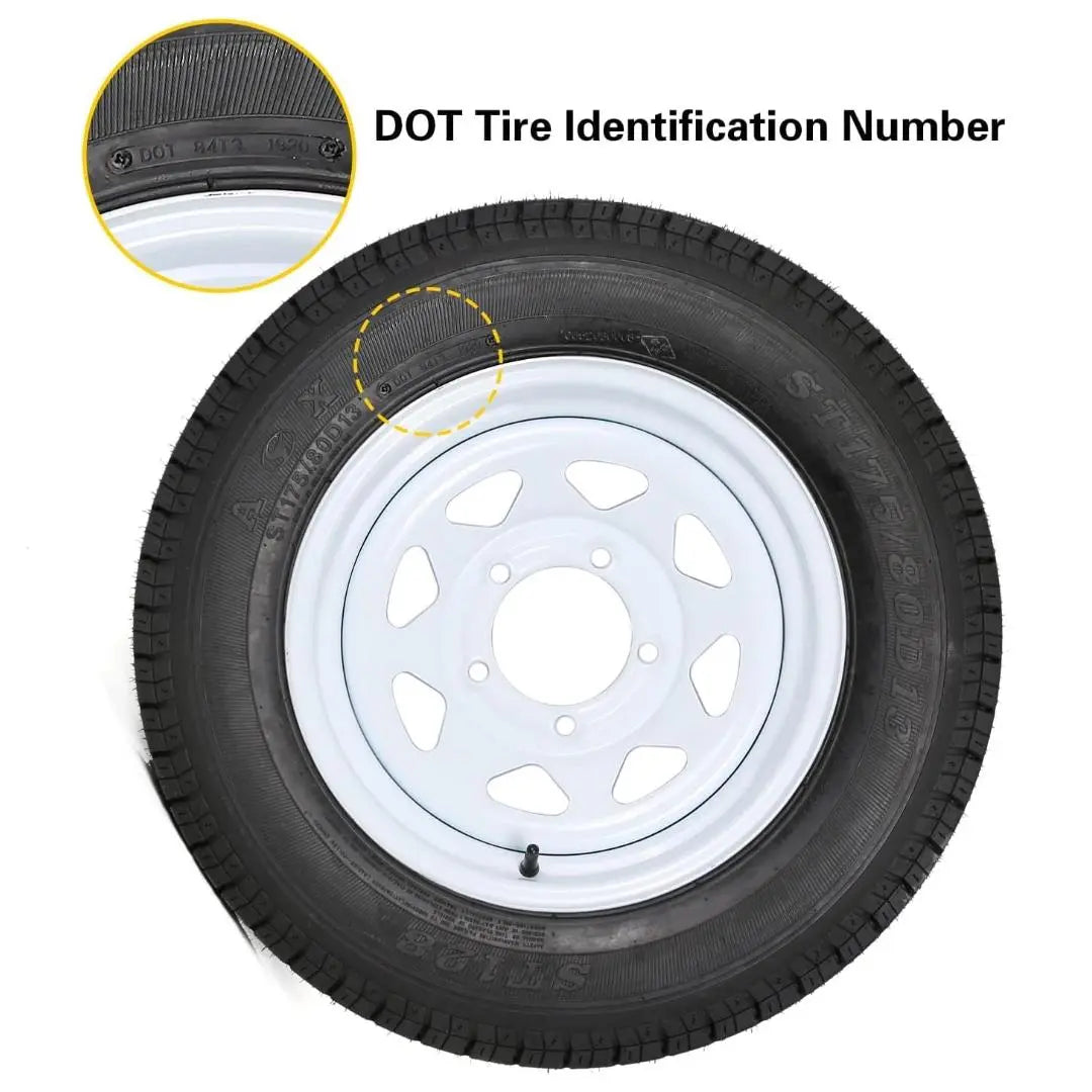 ST175/80D13 Trailer Tires with 13
