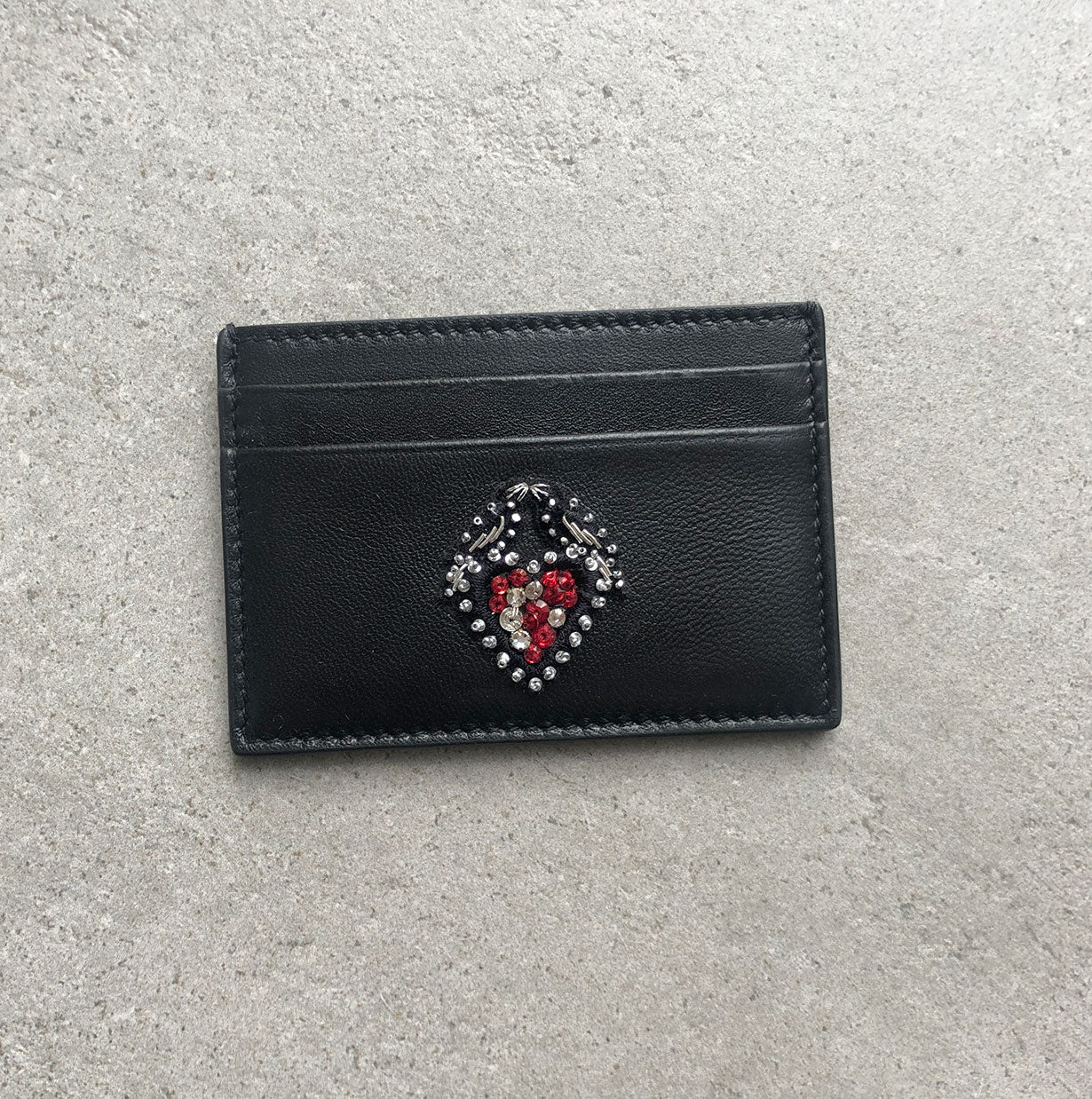 Elegant Flat Cardholder with Heart Design - Slim RFID Blocking Wallet for Women & Men | Perfect for Everyday Use, Travel, and Minimalist Lifestyle