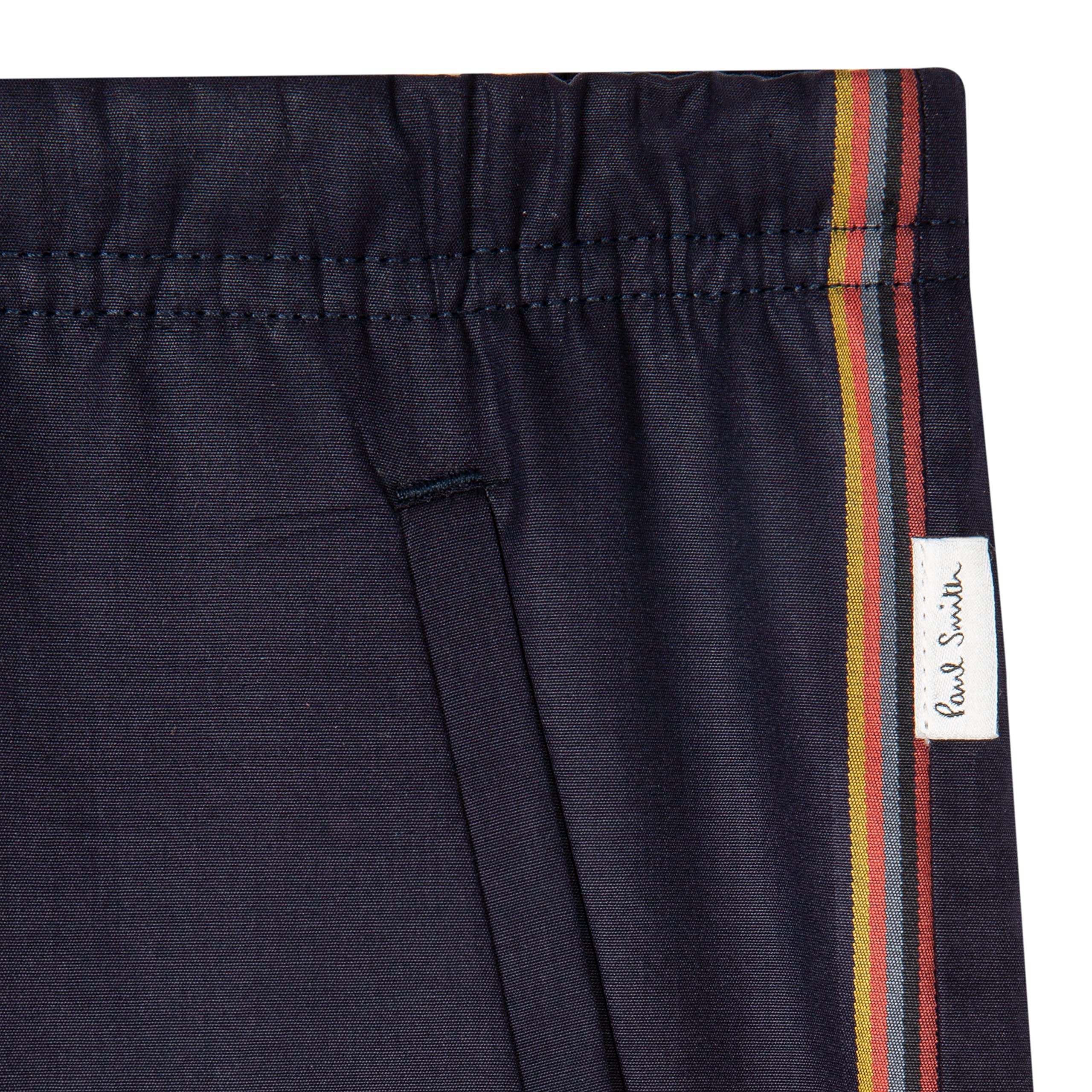 Paul Smith Men's Striped Pajama Set - Short Sleeve & Pants - Comfortable Sleepwear for Relaxing at Home or Traveling
