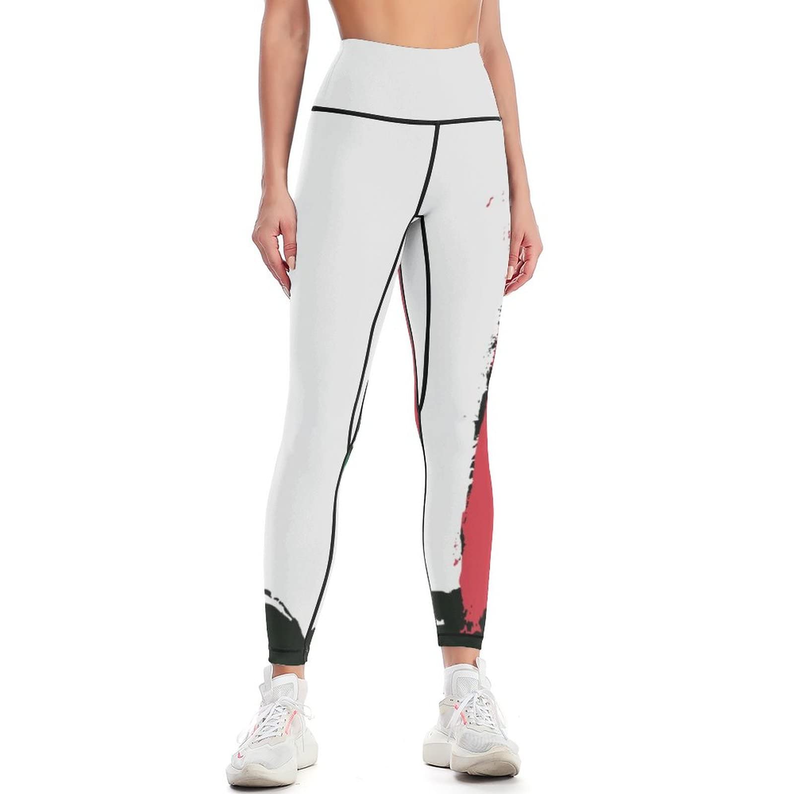 JZDACH Women's High Waist Tummy Control Yoga Leggings - Seamless Workout Pants for Yoga, Gym & Running - Comfortable & Breathable for Daily Activewear