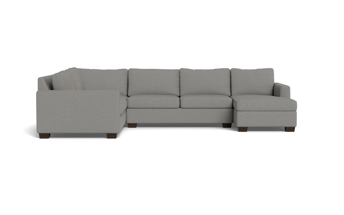 Track 141 Modern L-Shaped Sectional Sofa with Right Chaise Lounge - Perfect for Living Room, Home Theater & Family Gatherings