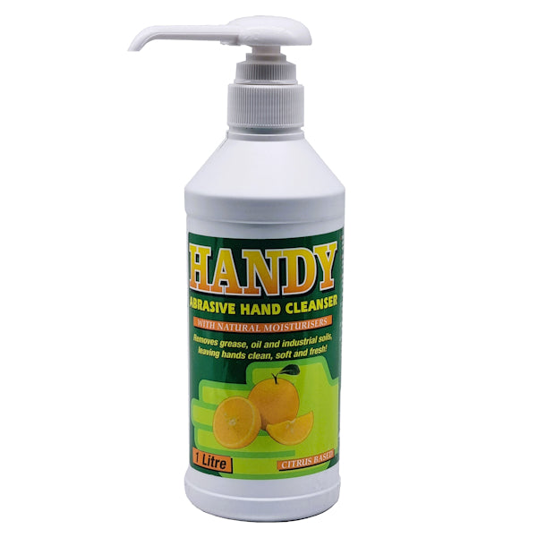 Clean Plus Handy Pumice Abrasives Hand Cleaner - Heavy Duty Hand Soap for Mechanics, Gardeners & DIY - Removes Grease, Oil & Stubborn Dirt - Perfect for Workshop, Garage & Outdoor Use