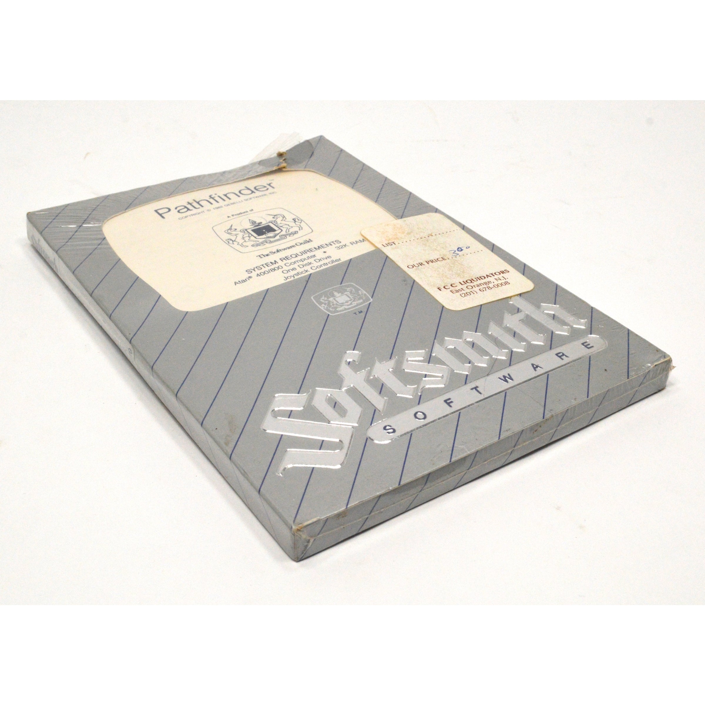 Vintage ATARI 400/800 Pathfinder Computer Game by Softsmith Software (1982) - Retro Gaming Collectible for Classic Computer Enthusiasts - Perfect for Nostalgic Gaming Sessions and Vintage Tech Collections
