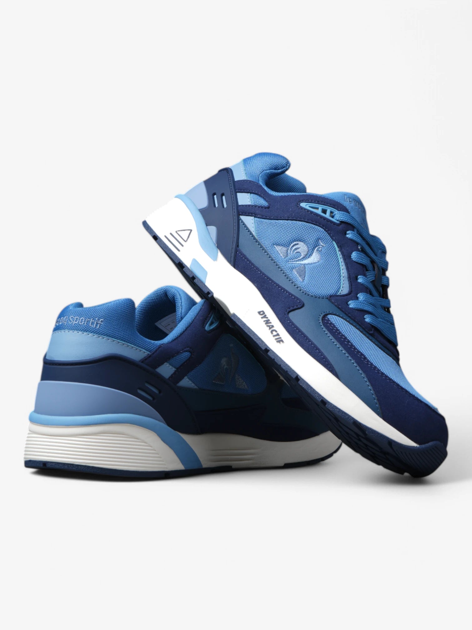 Le Coq Sportif R1100 Classic Blue Sneakers - Men's & Women's Casual Shoes for Walking, Running & Everyday Wear