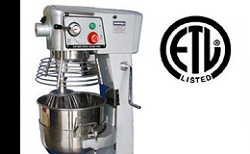 30-Quart Commercial Mixer - Heavy Duty Stand Mixer for Bakery, Pizza Dough & Food Prep | NSF Certified | Restaurant & Kitchen Use (HLM-30B-B30dup) | Perfect for Bakeries, Pizzerias & Catering Businesses