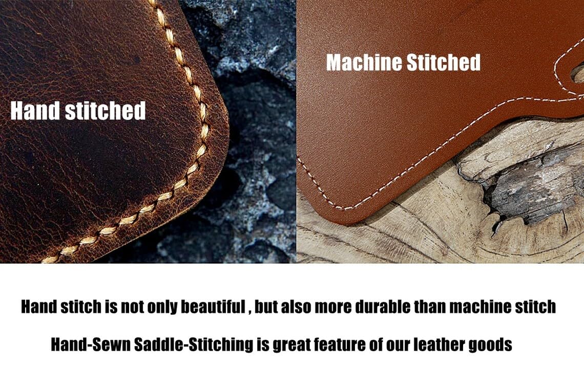 Premium Handmade Leather MacBook Sleeve Case for 2023 MacBook Pro 14/16 & 2022 MacBook Air 13/15 - Durable Laptop Bag with Soft Interior Protection - Perfect for Office, Travel & School (MACX05S-B)