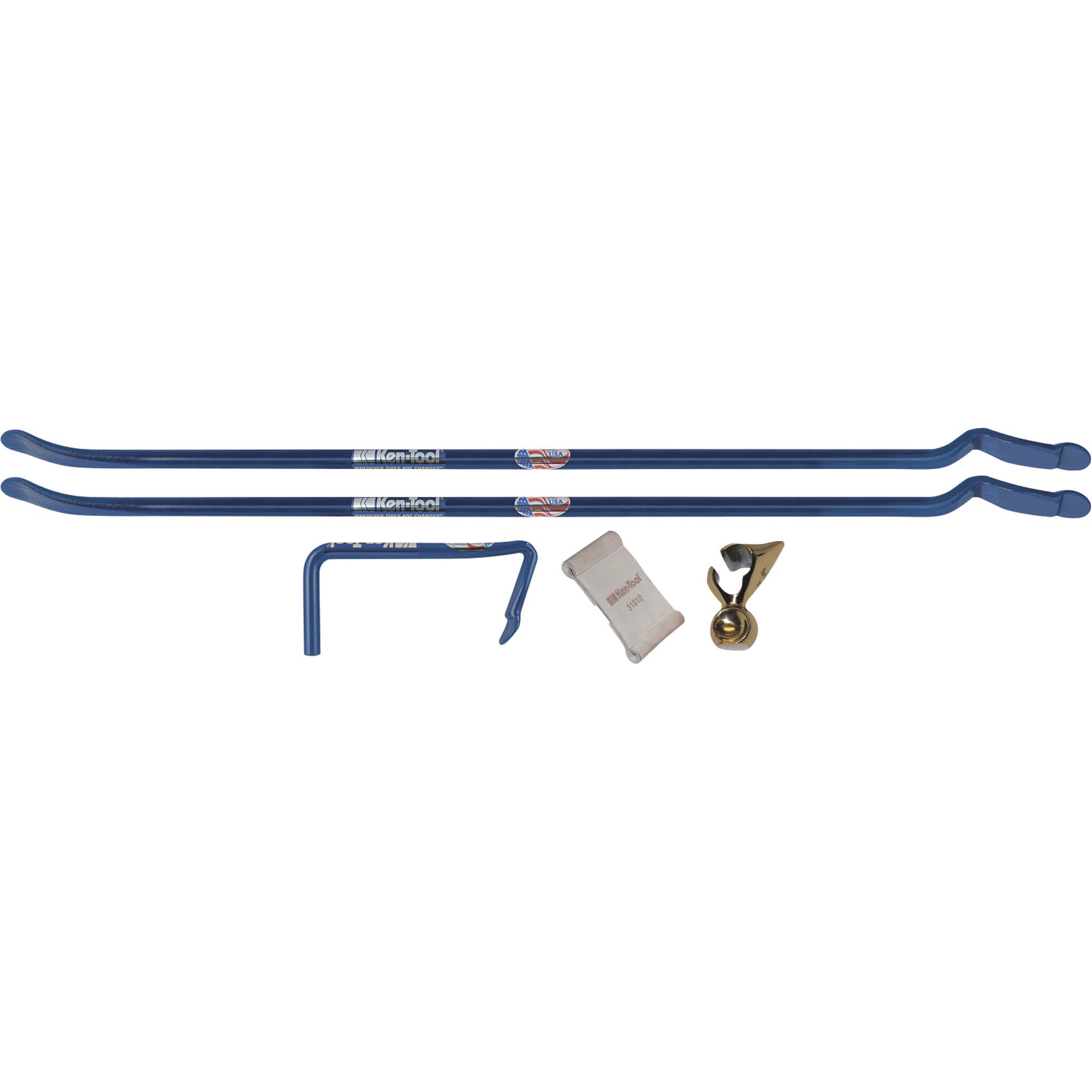 Ken-Tool 33195 5-Piece Tire Mount/Demount Tool Set for Trucks & Trailers – Heavy Duty Wheel Change Kit for Auto Repair Shops & DIY Mechanics