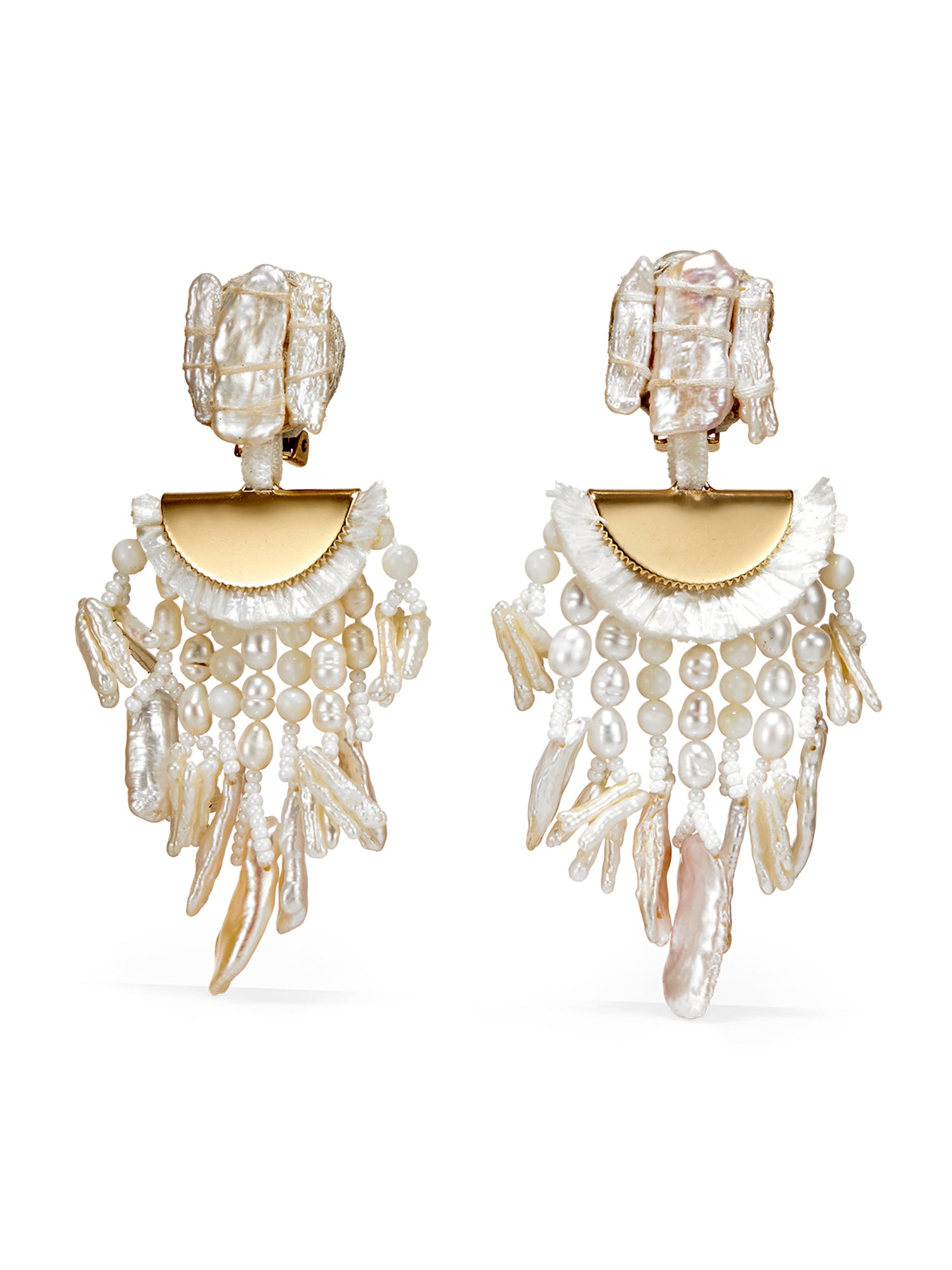 Elegant Baroque Pearl Earrings for Women - Vintage Style Dangle Drop Earrings - Perfect for Weddings, Parties & Special Occasions
