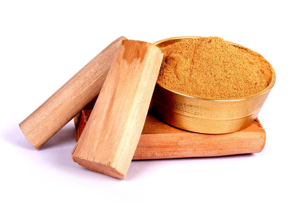 Pure Sandalwood Powder for Skin Whitening & Brightening | Chandan Powder Face Mask & Pack | Natural Skin Care & Hair Care | Evens Skin Tone | 100g | Perfect for Spa Day, DIY Beauty Treatments & Ayurvedic Rituals