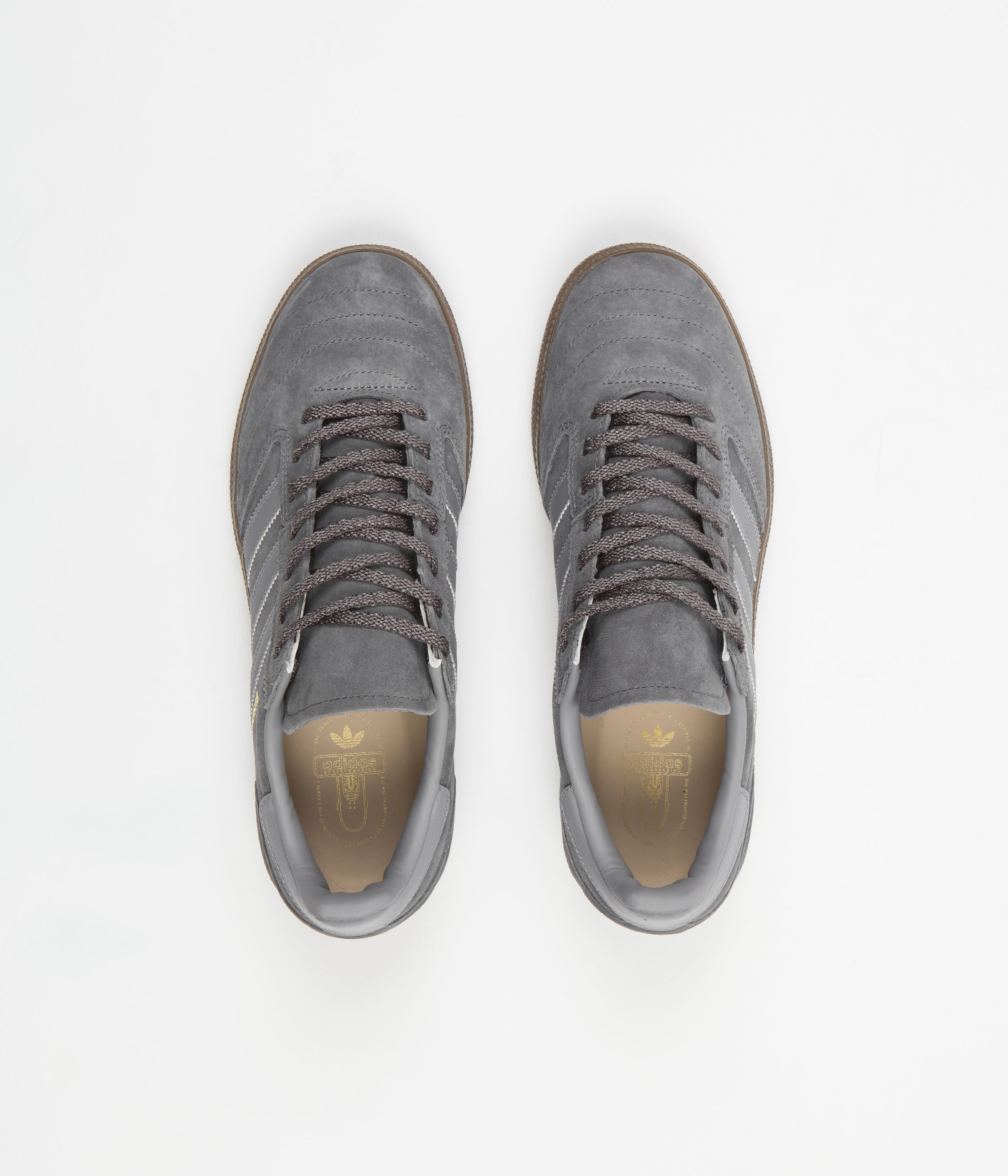 Adidas Busenitz Vintage Sneakers - Grey Five, Grey Three & Gum5 | Retro Skate Shoes for Men | Perfect for Streetwear & Skateboarding