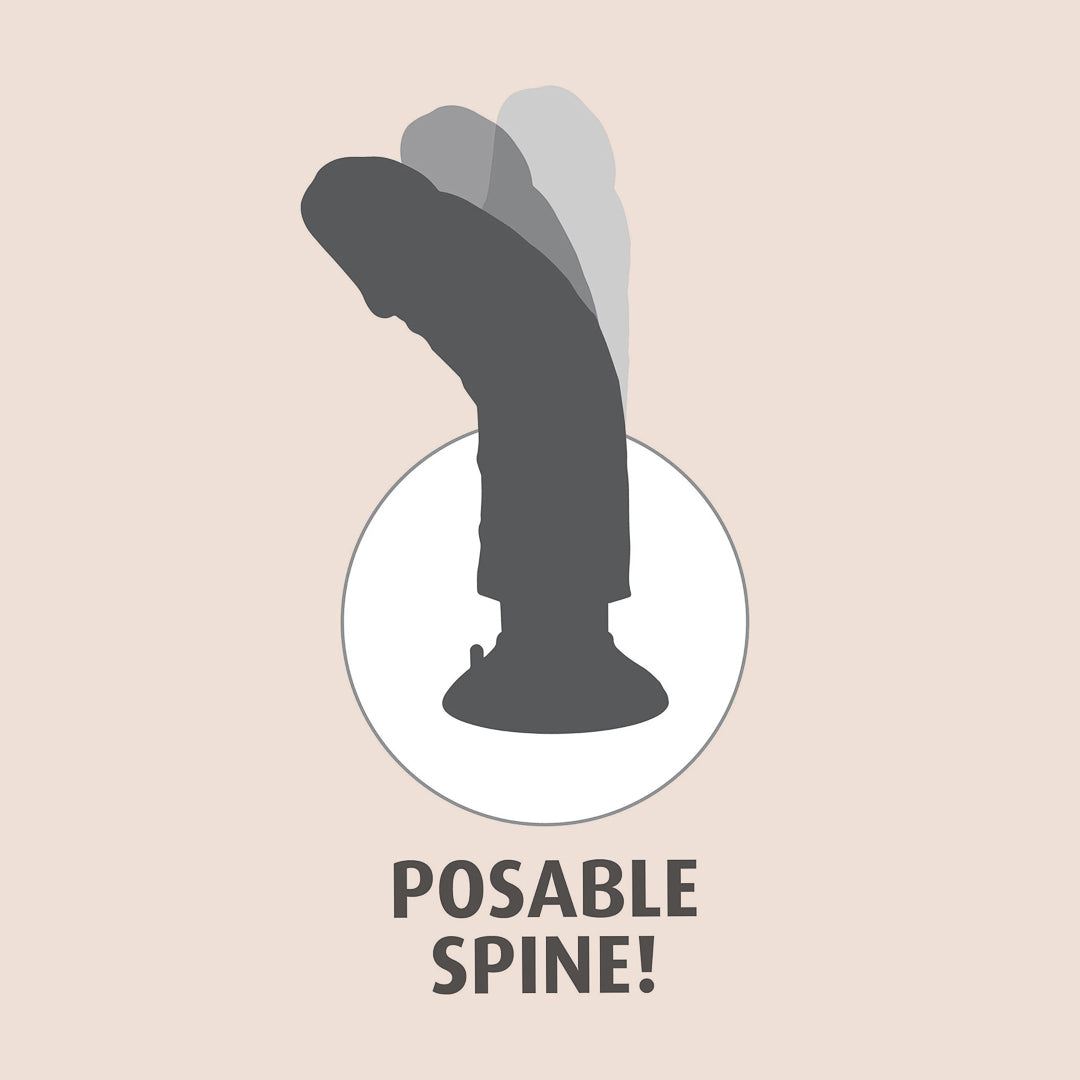 King C Vibrating Cock - 7 Powerful Vibration Modes & Strong Suction Cup Base for Hands-Free Pleasure | Perfect for Solo Play, Couples, and BDSM Scenes