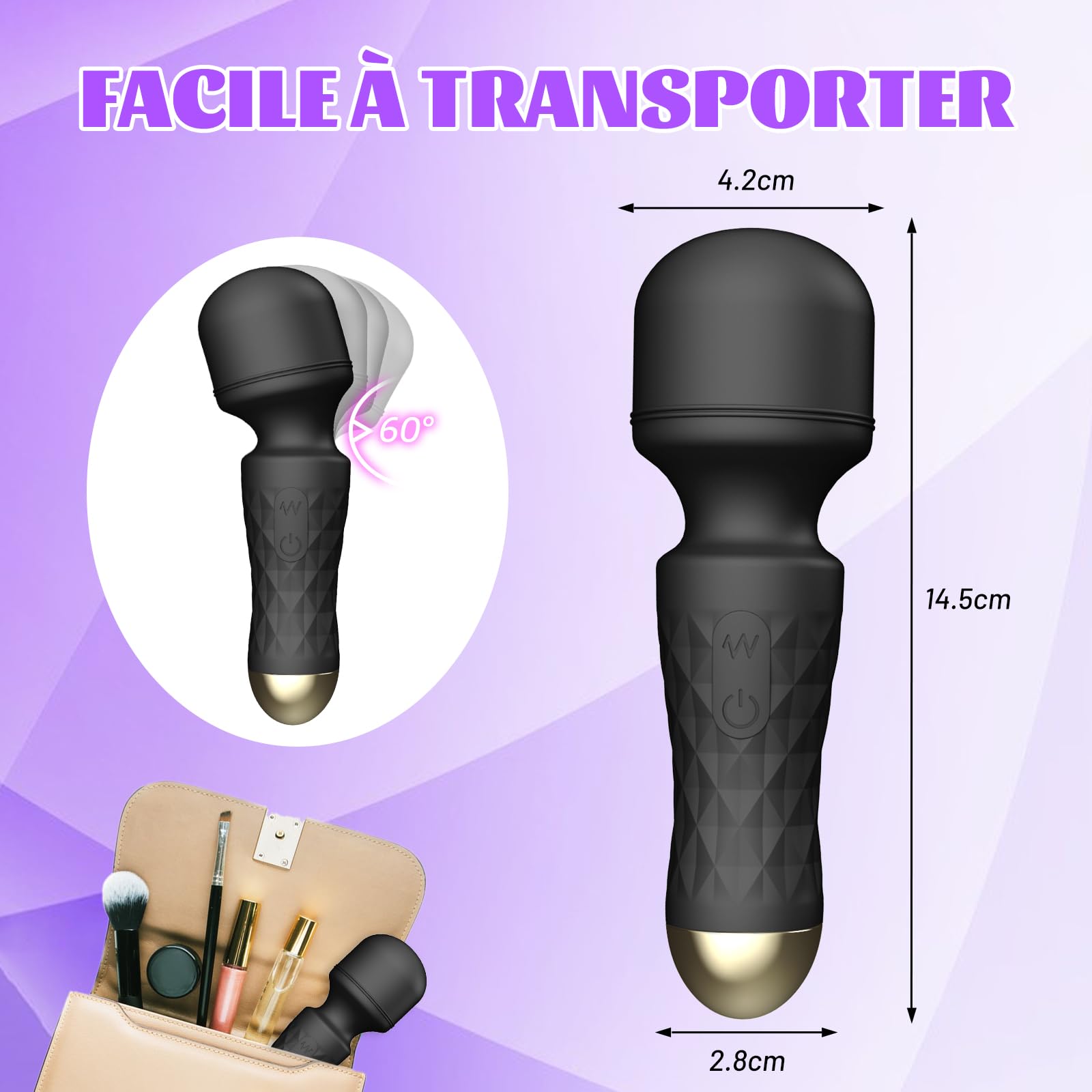 10-Speed Rechargeable Waterproof Clitoral Vibrator for Women - Wireless G-Spot Massager, Couples Sex Toy with Multiple Vibration Modes - Perfect for Solo Play, Partner Intimacy & Sensual Massage