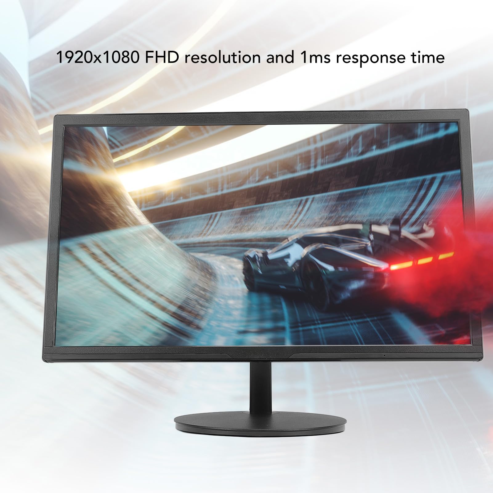 22 Inch Ultra-Thin IPS FHD 1080P 75Hz Gaming Monitor - 99% sRGB LED Computer Screen with 1ms Response, 178° Viewing Angle & Eye Care Technology - Perfect for Home Office, Gaming & Graphic Design
