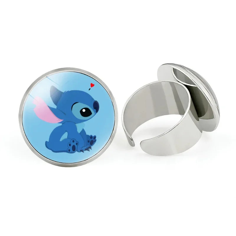 Disney Cartoon Character Rings for Kids - Fun & Colorful Jewelry for Birthday Gifts, Party Favors & Dress-Up Play