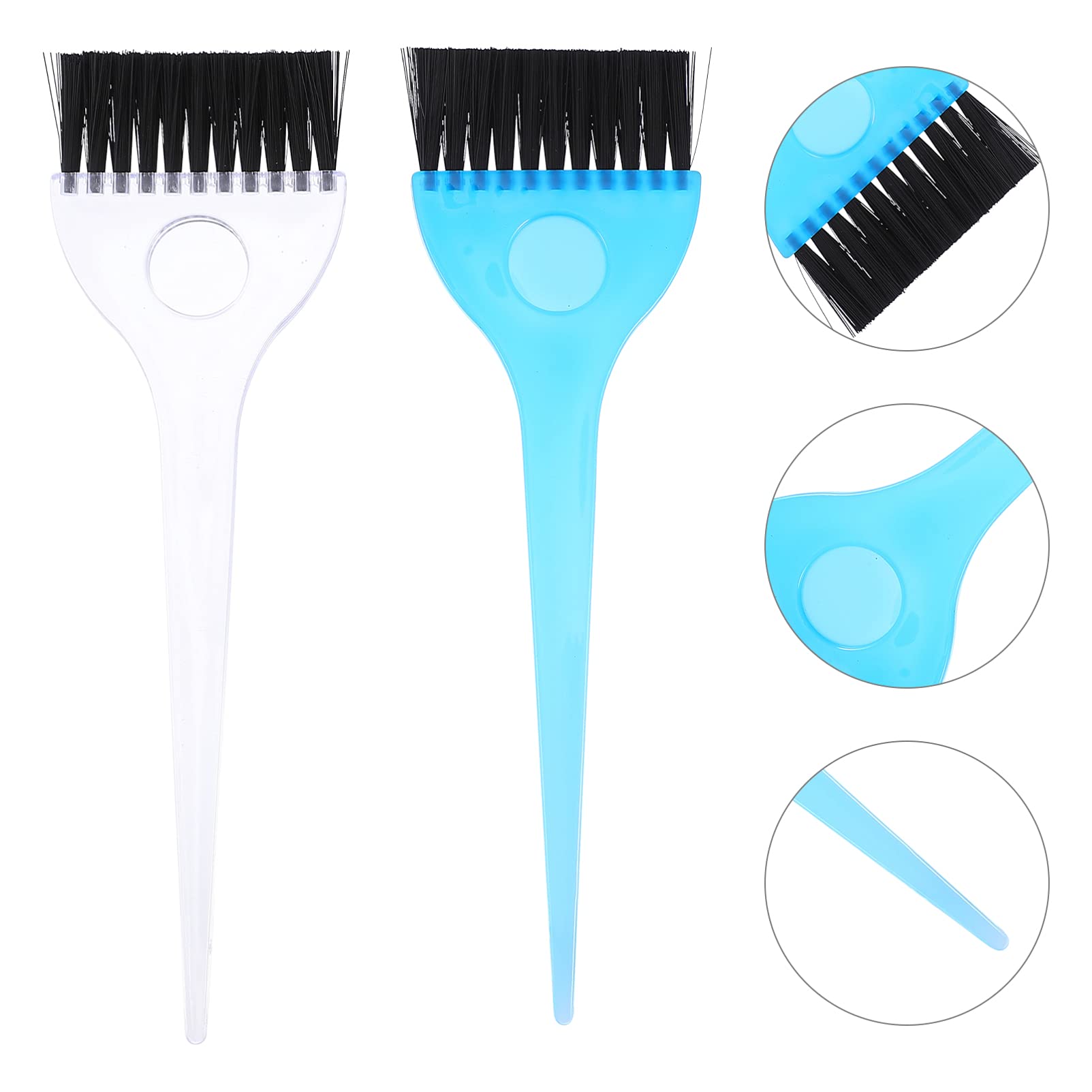Lurrose 12pcs Hair Dye Brushes Set - Salon Applicators for Coloring & Bleaching - Professional Styling Tools