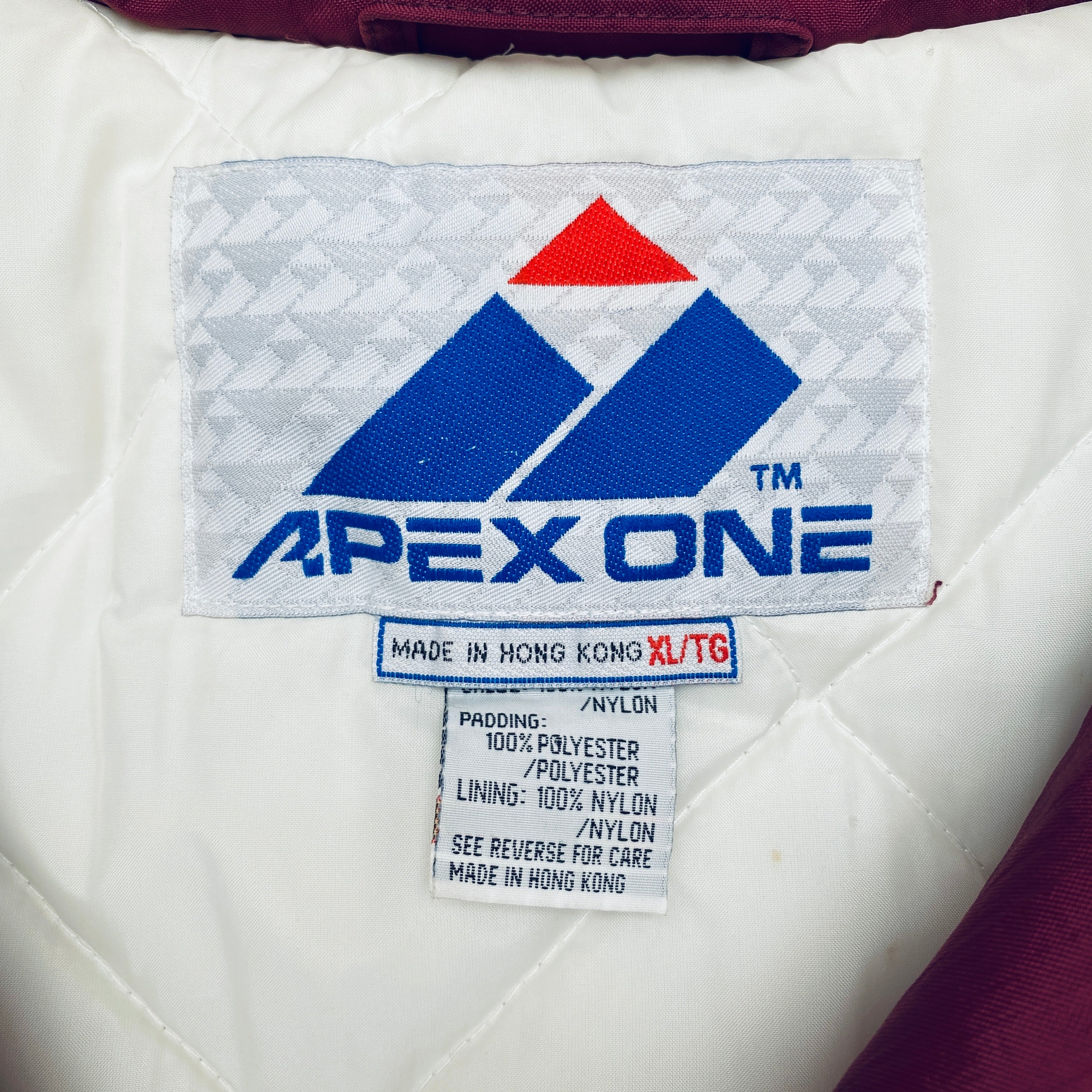 Texas A&M Aggies 1990s Vintage Apex One Ice Cream Man Wave Full-Zip Jacket - XL | Retro College Fan Gear for Game Day & Casual Wear