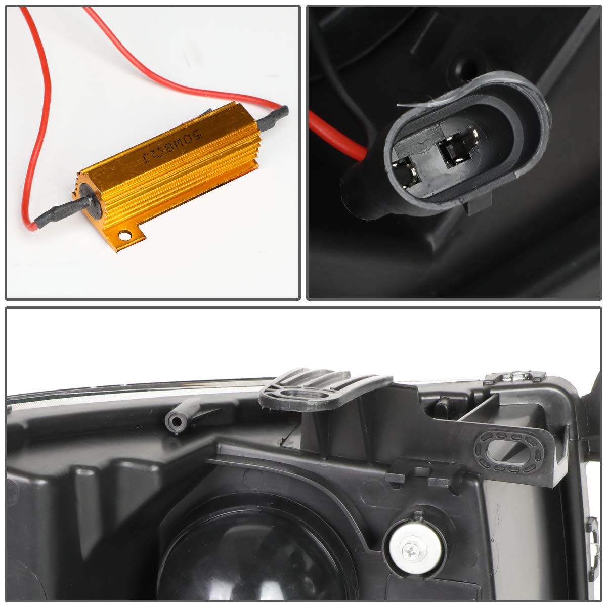 Auto Dynasty LED DRL Headlights for 2007-2014 Chevy Silverado - Sequential Turn Signal | Off-Road & Night Driving