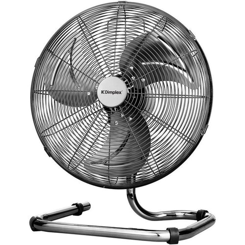 DIMPLEX DCFF40GBLK 40cm High Velocity Floor Fan - Powerful Cooling for Home, Office & Gym - Quiet Energy Efficient Air Circulation Fan for Large Rooms