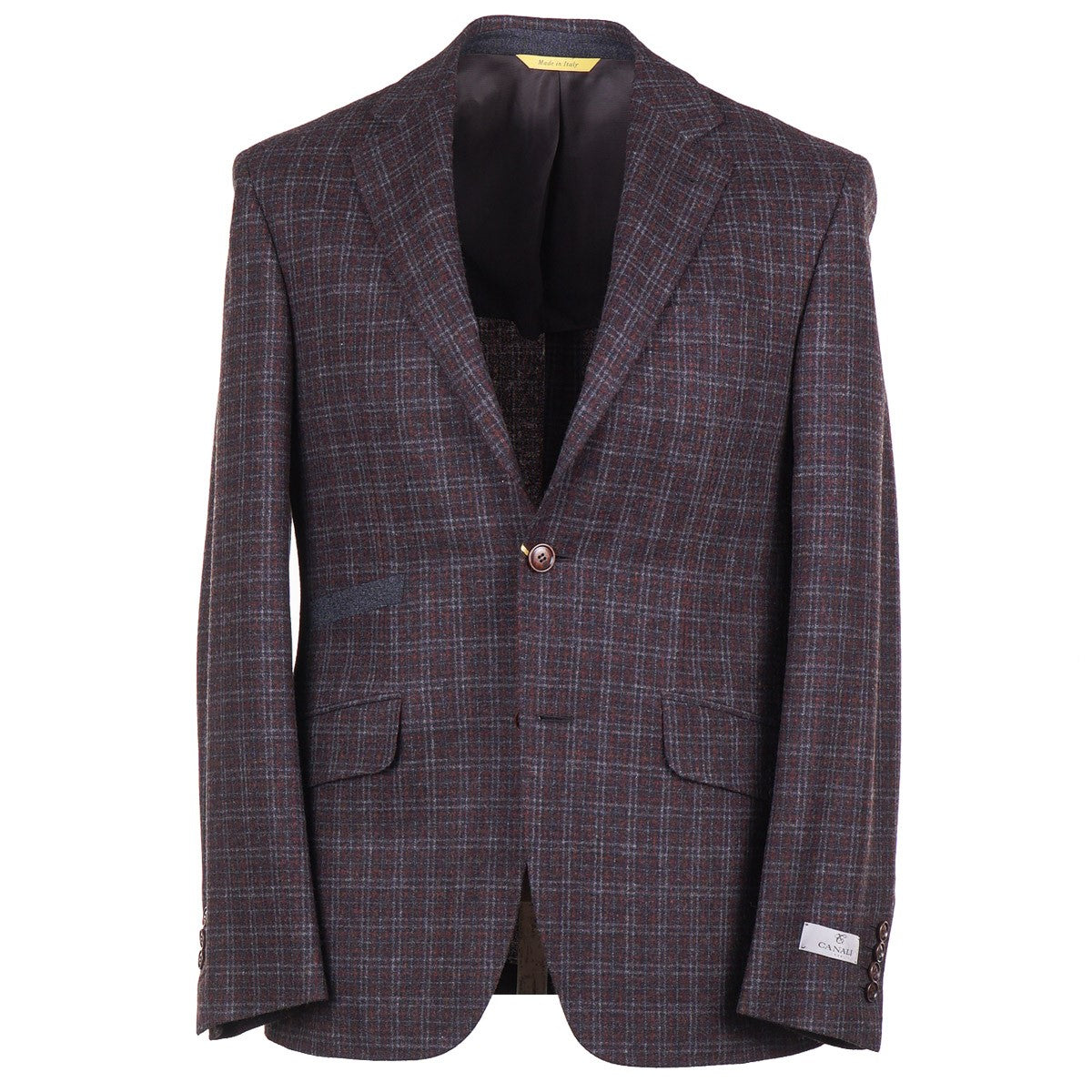 Canali Men's Wool Cashmere 'Kei' Sport Coat - Premium Slim Fit Blazer for Business, Weddings & Formal Occasions