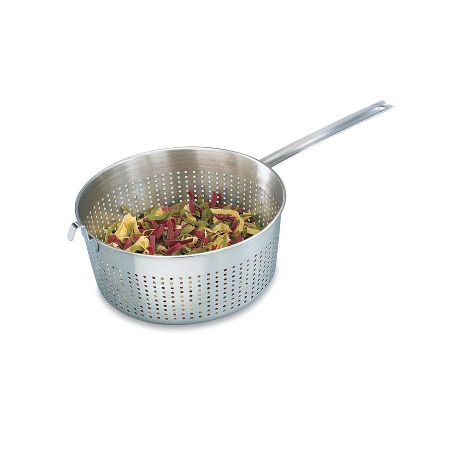 Vollrath 3 Quart Stainless Steel Spaghetti Pasta Strainer and Cooker - Perfect for Draining Pasta, Vegetables, and More in Professional Kitchens & Home Cooking