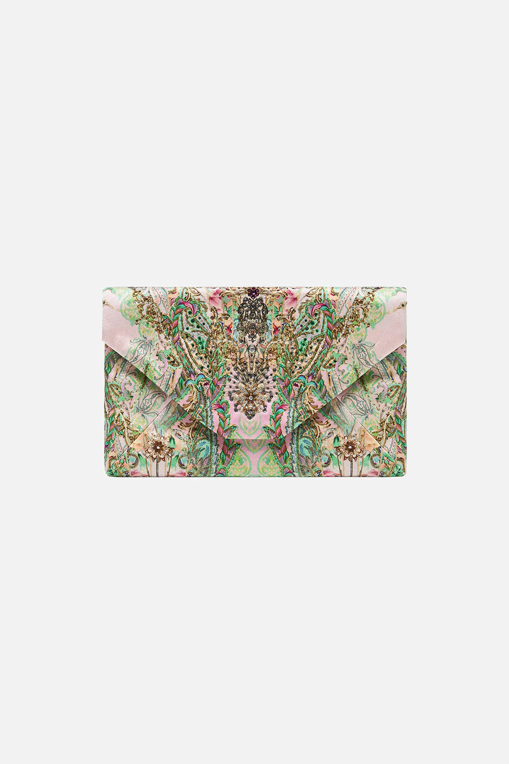 Stylish Envelope Clutch for Women - Elegant Lost City Design - Perfect for Evening Parties, Weddings & Date Nights
