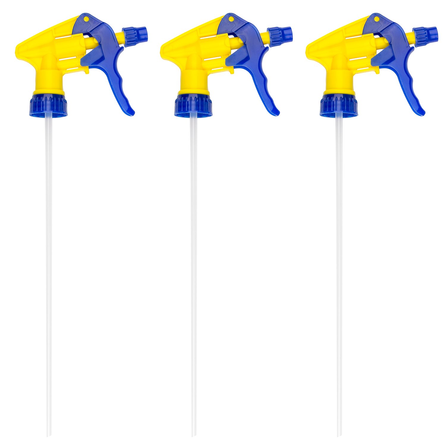 Industrial Trigger Sprayer for Water Bottles (3-Pack) - Gardening & Cleaning Use