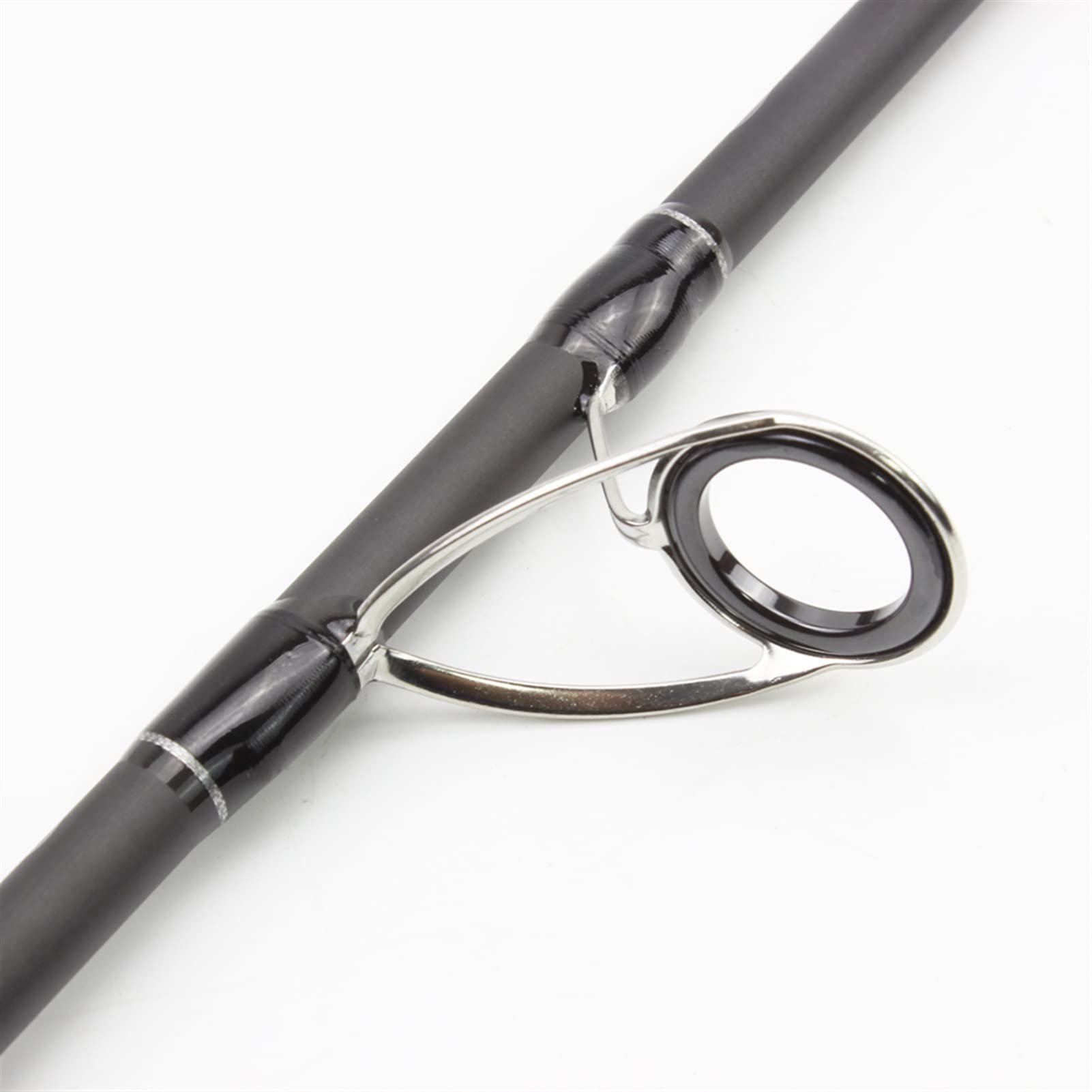 Carbon Fiber Fishing Rod 4-Piece Travel Pole - Portable Fast Action Spinning Rod for Trout & Bass (2.7m) - Ideal for Camping, Hiking & Backpacking Trips