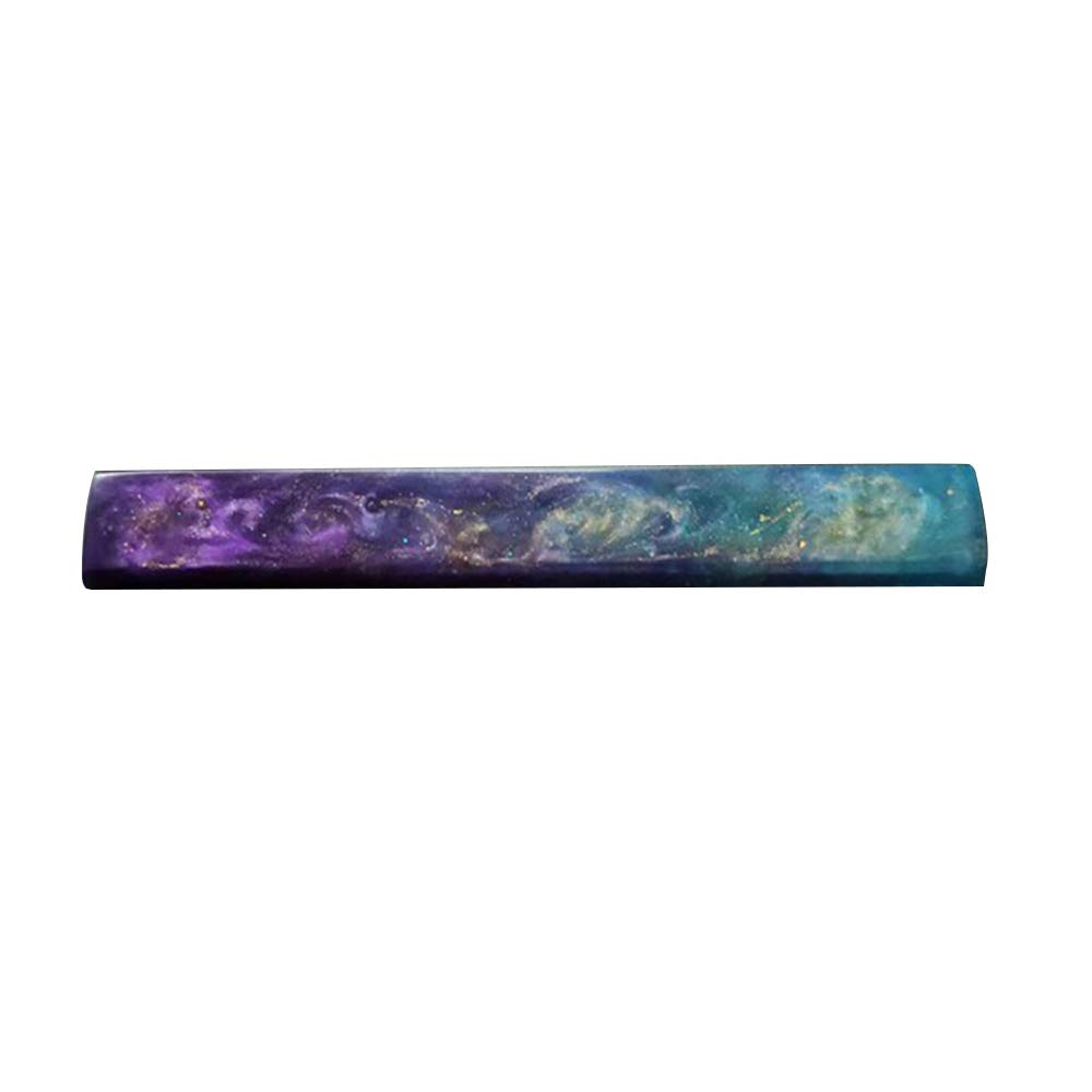 Custom Backlit Resin Spacebar Keycap 6.25U for Cherry MX Mechanical Keyboard - Handmade Starry Sky Design - Perfect for Gaming & Typing Enthusiasts